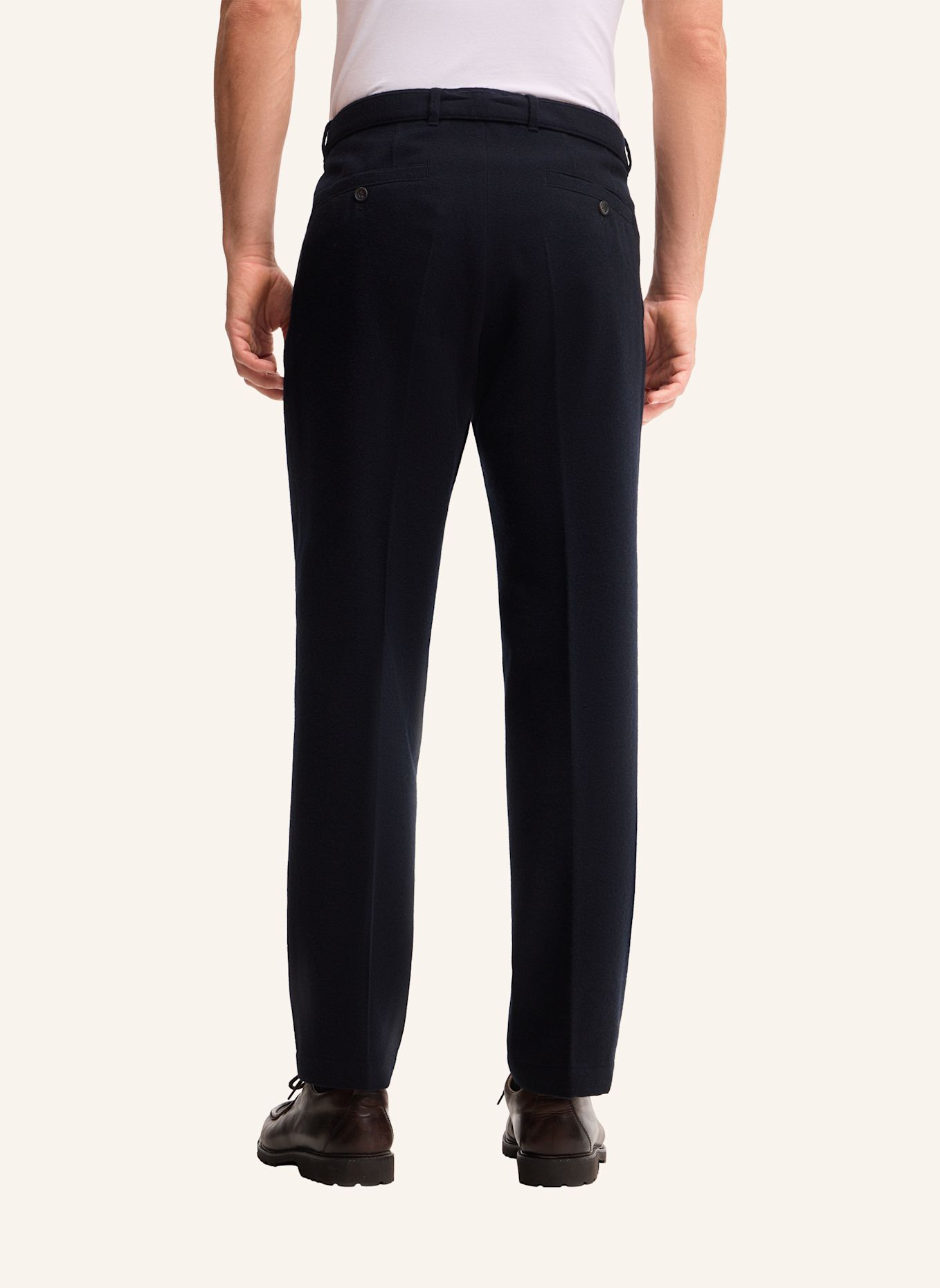 windsor. Bundfaltenhose: DUNKELBLAU
