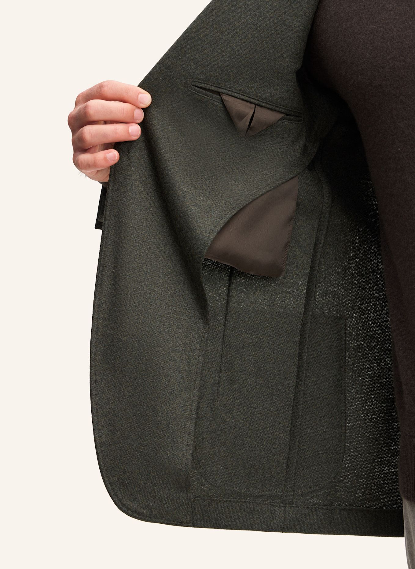 windsor. Sakko Shaped Fit: GRÜN