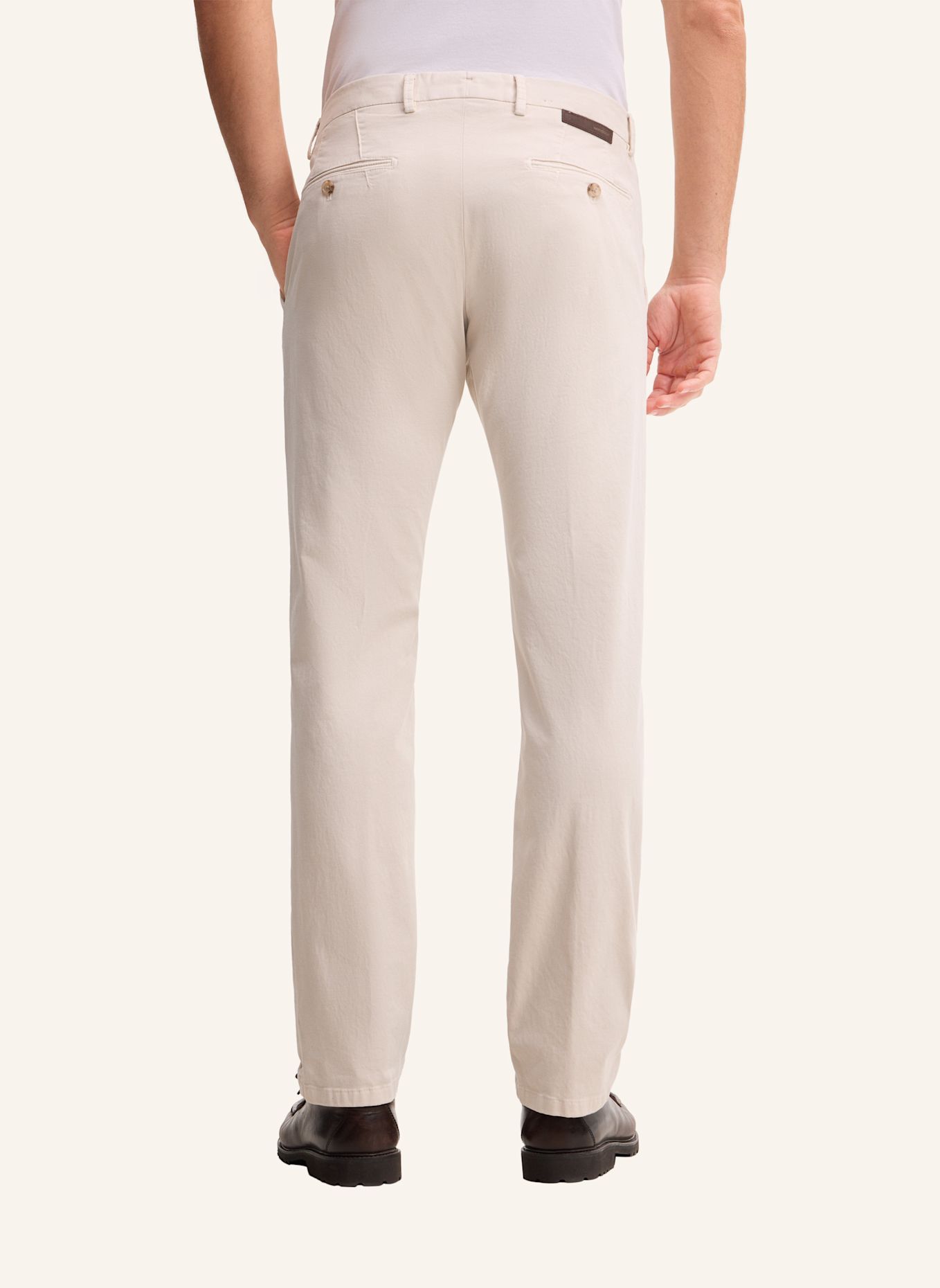 windsor. Chino Regular Fit: WEISS