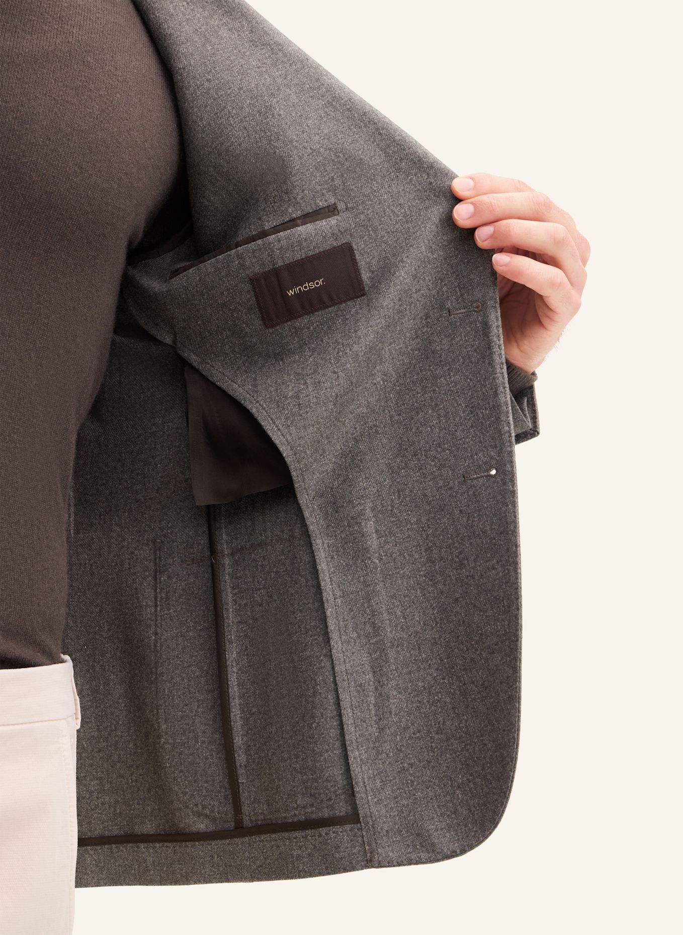 windsor. Sakko Shaped Fit: GRÜN