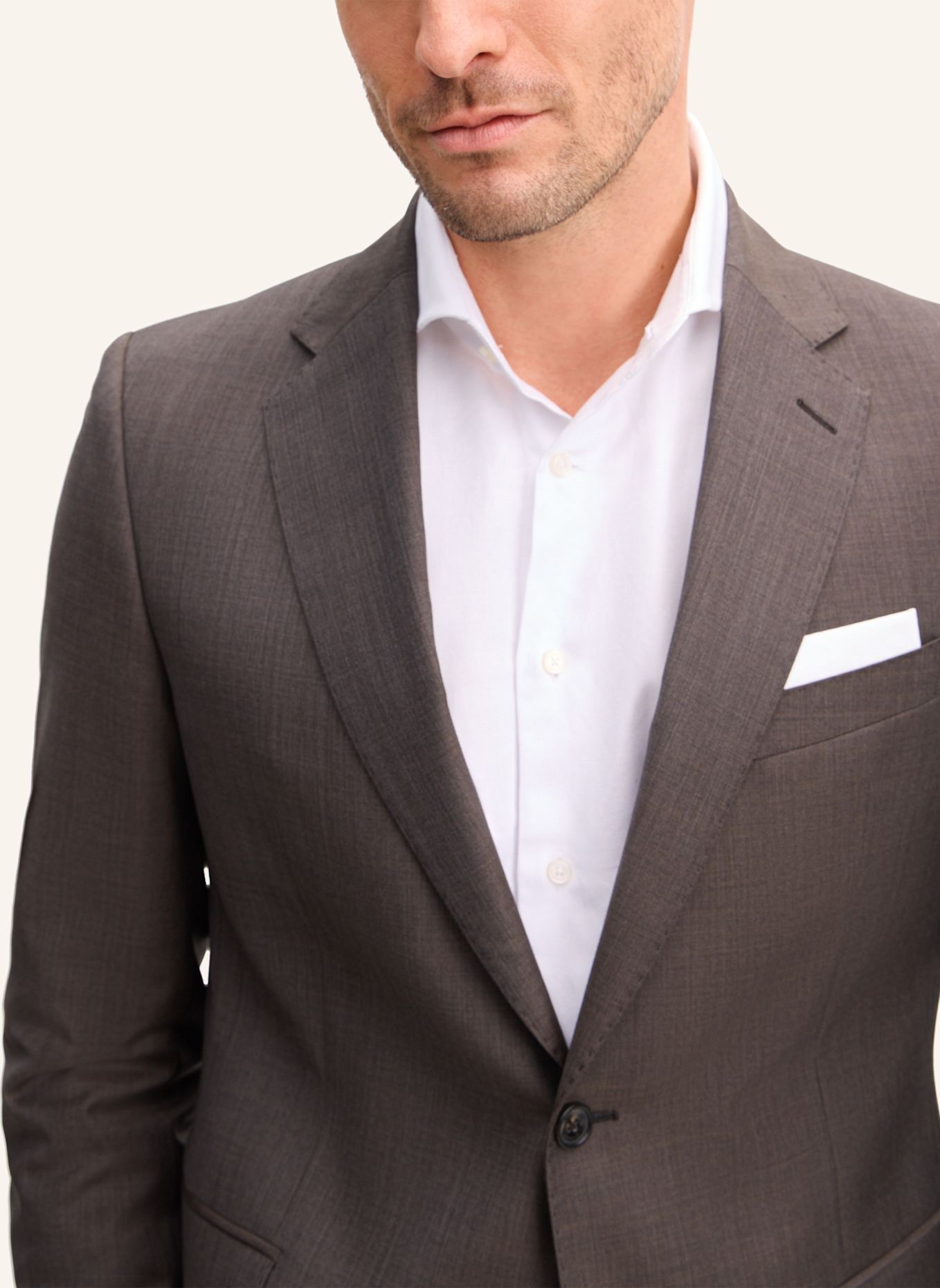 windsor. Anzug Shaped Fit: BRAUN
