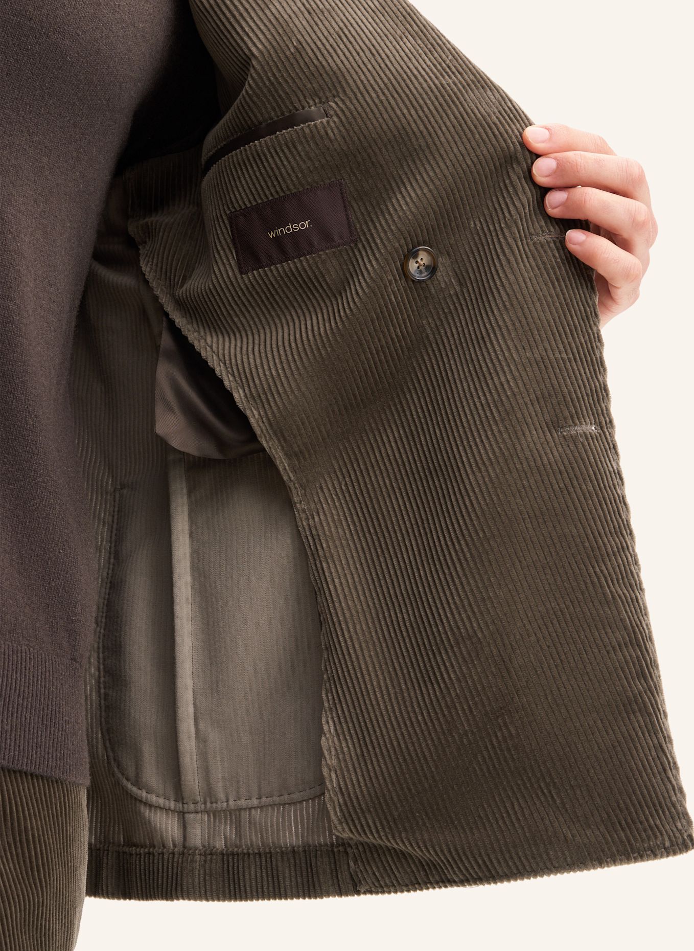 windsor. Sakko Regular Fit: GRÜN