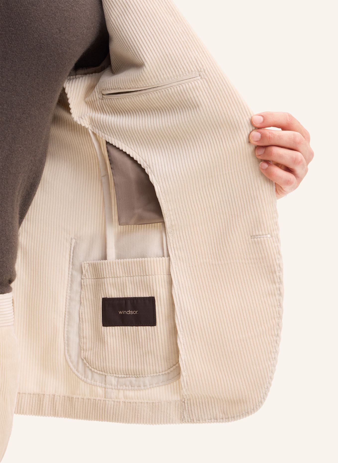 windsor. Sakko Regular Fit: BEIGE