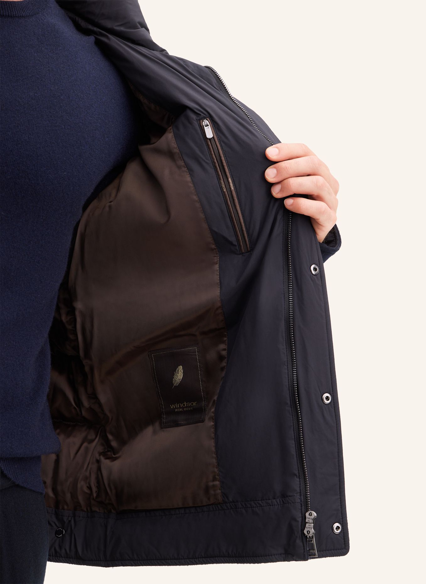 windsor. Jacke: DUNKELBLAU
