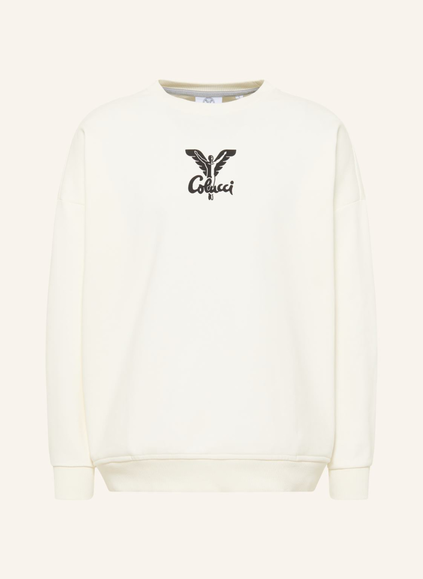 CARLO COLUCCI Oversize Unisex Sweatshirt DI QUIRICO, Farbe: WEISS (Bild 1)