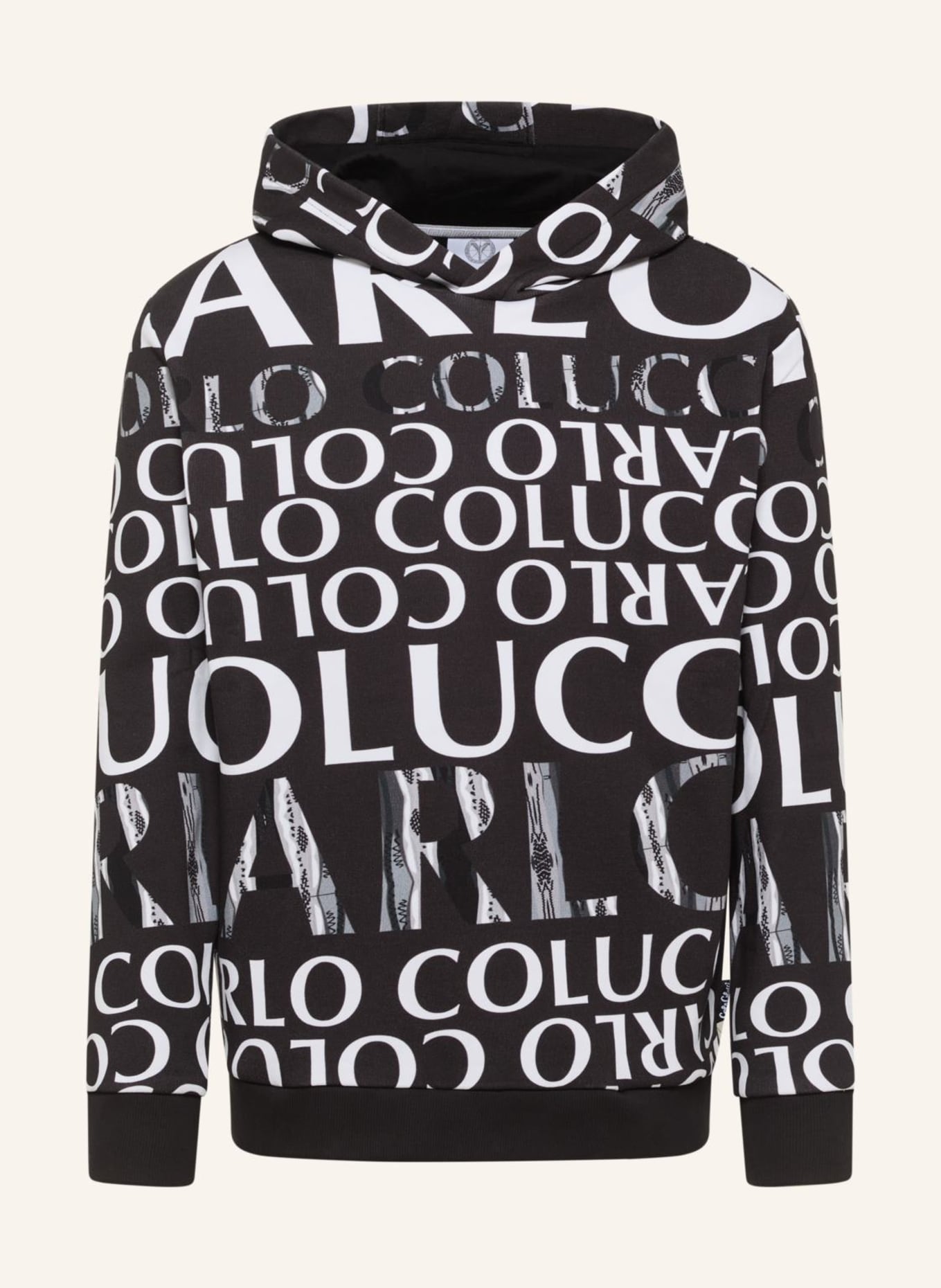 CARLO COLUCCI Hoodie - Black Friday DIPAULI, Farbe: SCHWARZ (Bild 1)