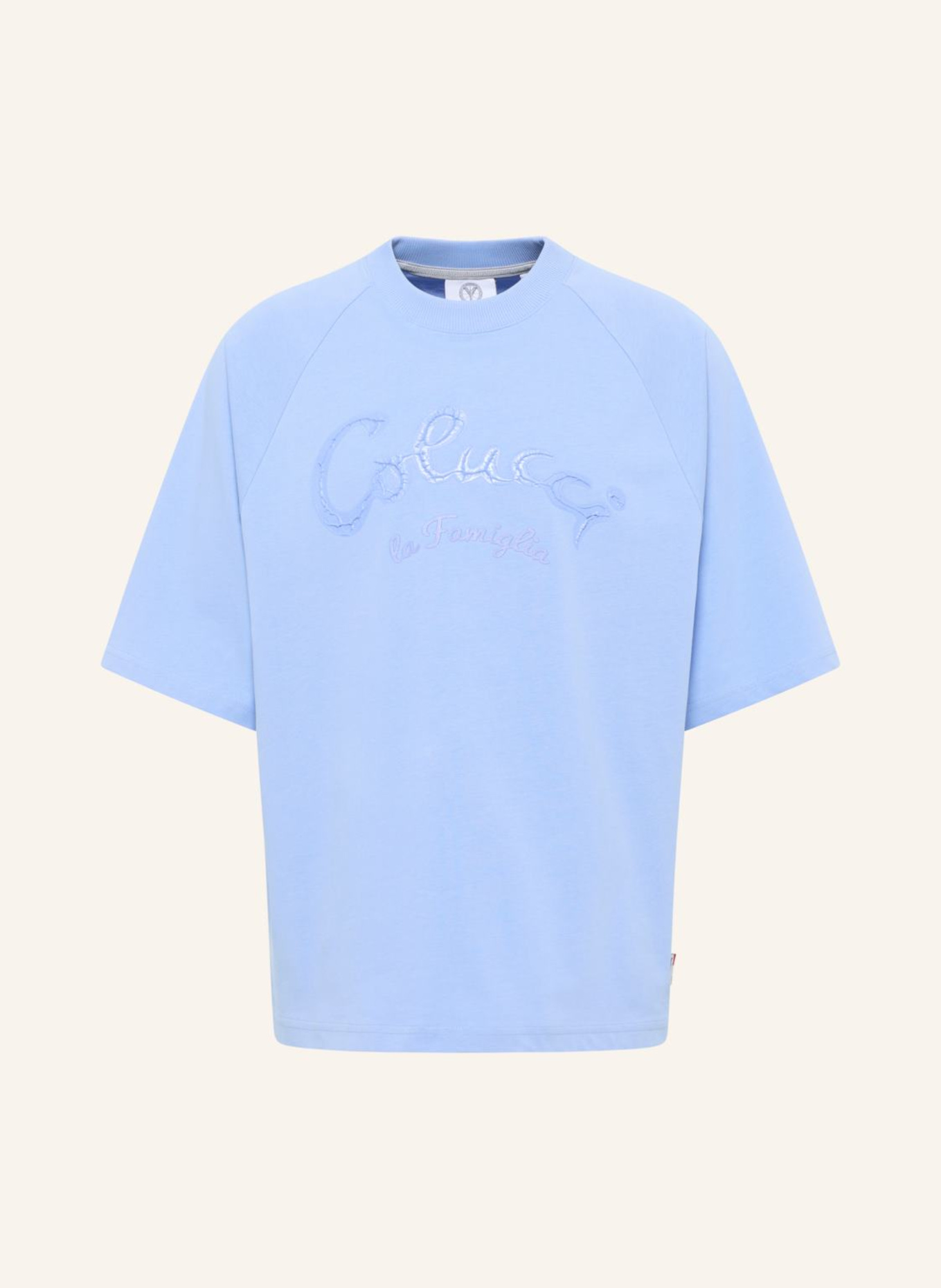 CARLO COLUCCI Oversize T-Shirt - La Famiglia DONEVSKI, Farbe: BLAU (Bild 1)