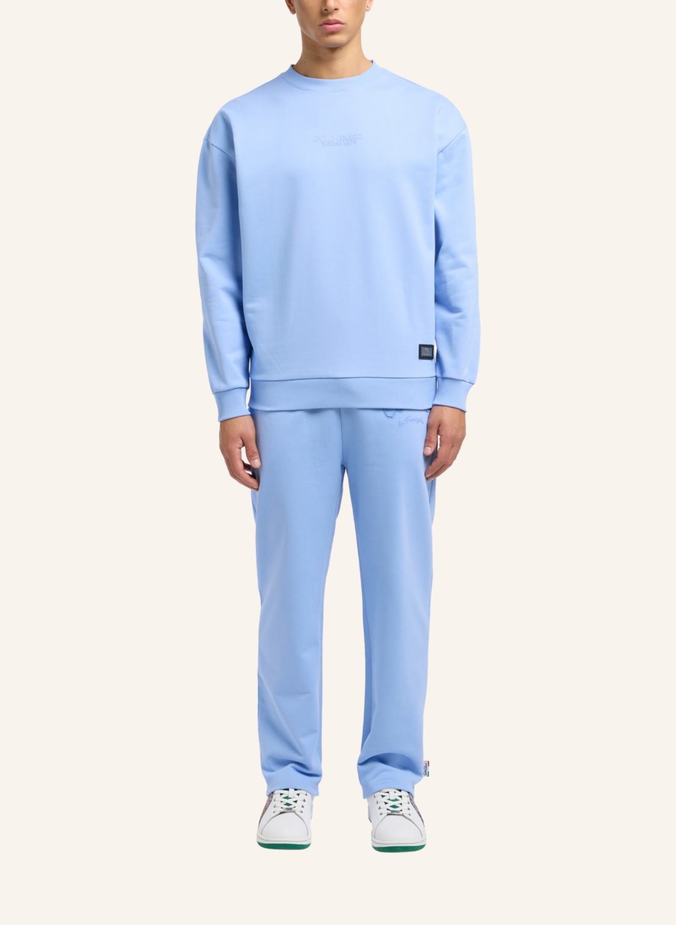 CARLO COLUCCI Oversize Sweatshirt - La Famiglia D'OTTAVIO, Farbe: BLAU (Bild 4)