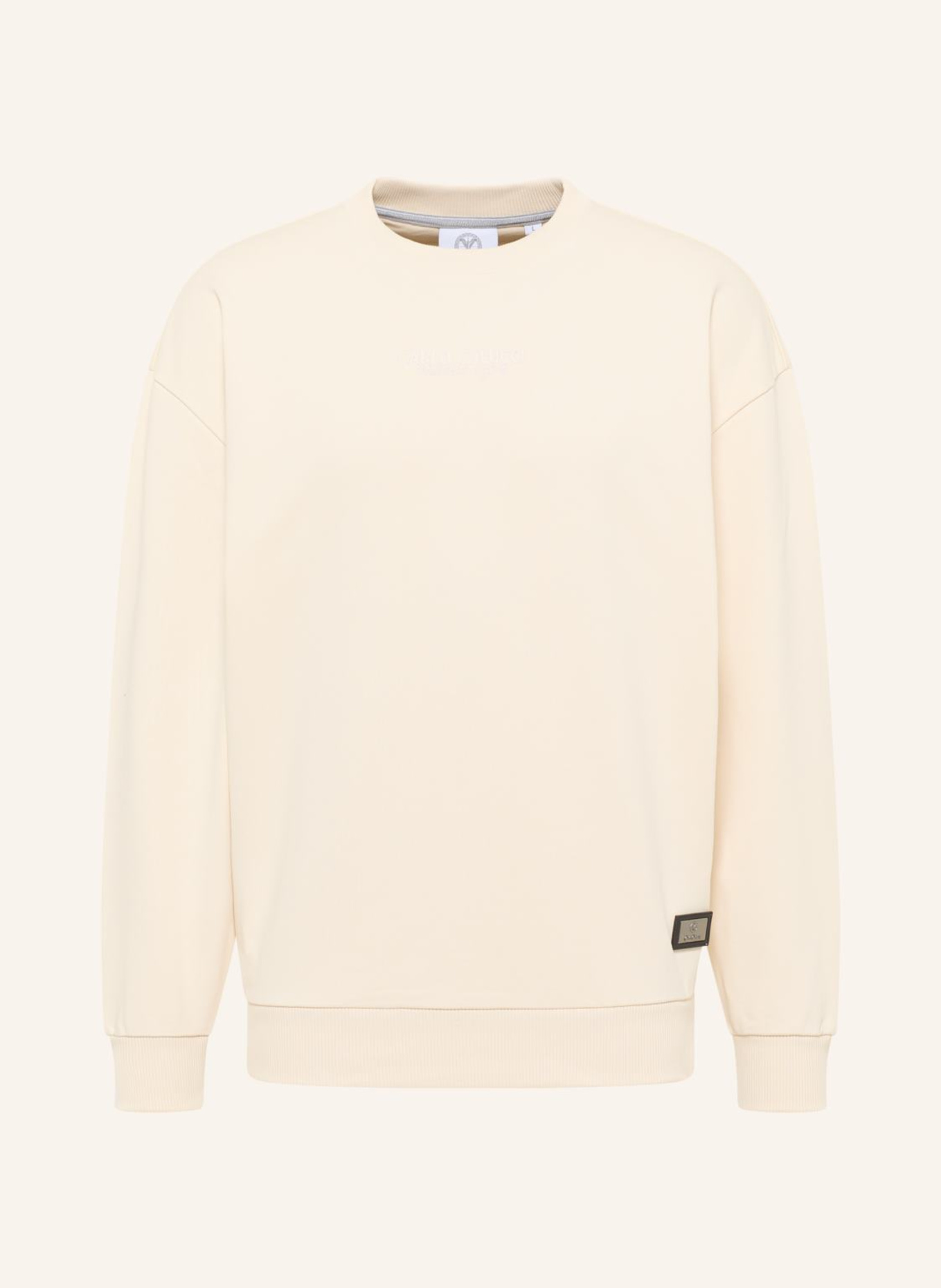 CARLO COLUCCI Oversize Sweatshirt - La Famiglia D'OTTAVIO, Farbe: BEIGE (Bild 1)