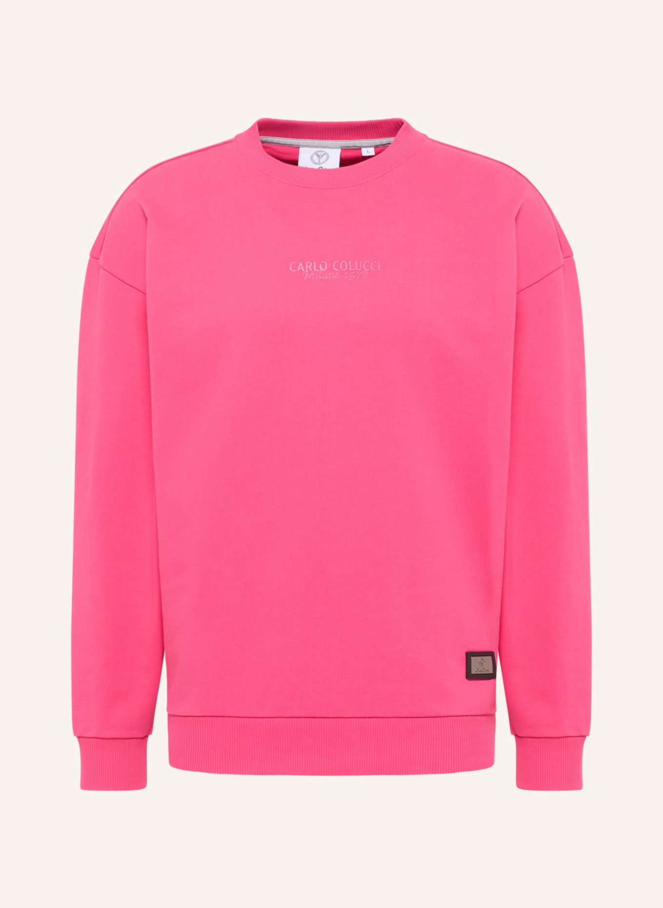 CARLO COLUCCI Oversize Sweatshirt - La Famiglia D'OTTAVIO, Farbe: PINK (Bild 1)