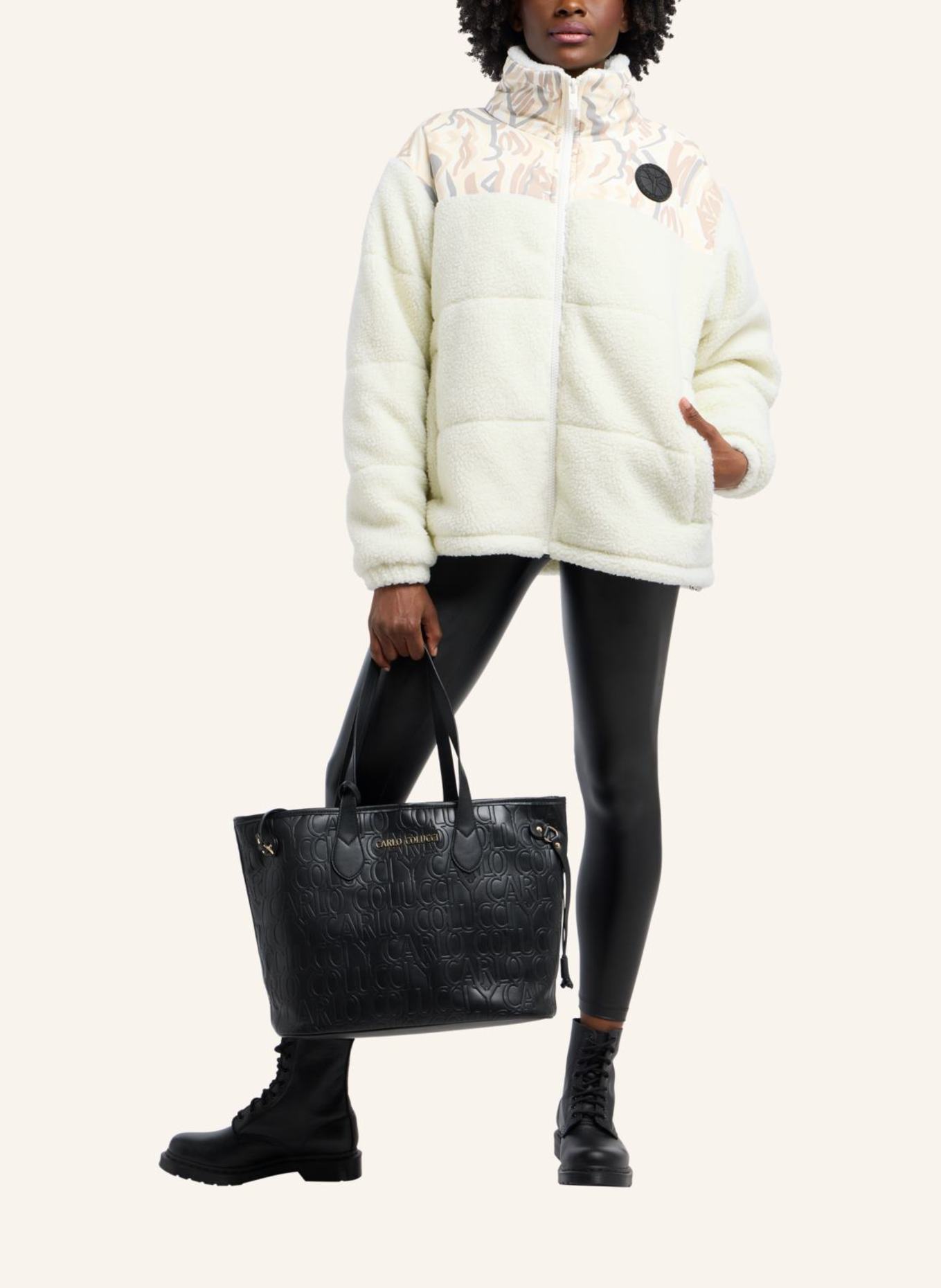 CARLO COLUCCI Shopper DOBLONI: SCHWARZ