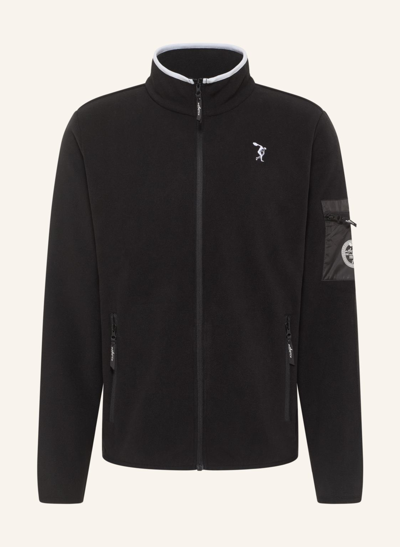 CARLO COLUCCI CARLO COLUCCI Atletico Fleecejacke DRESCHER: SCHWARZ
