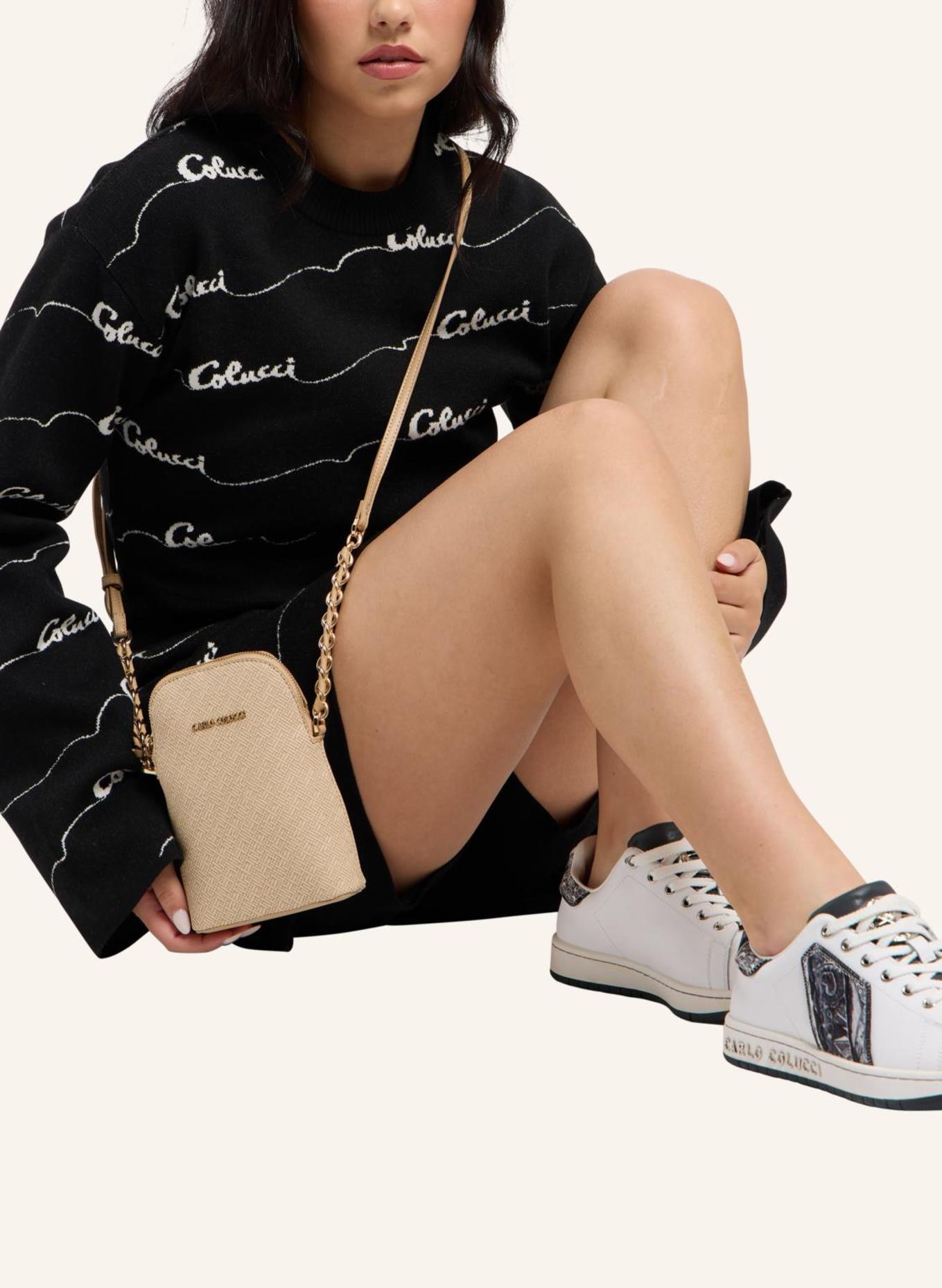 CARLO COLUCCI Minitasche in Bastoptik DEVALIER: BEIGE