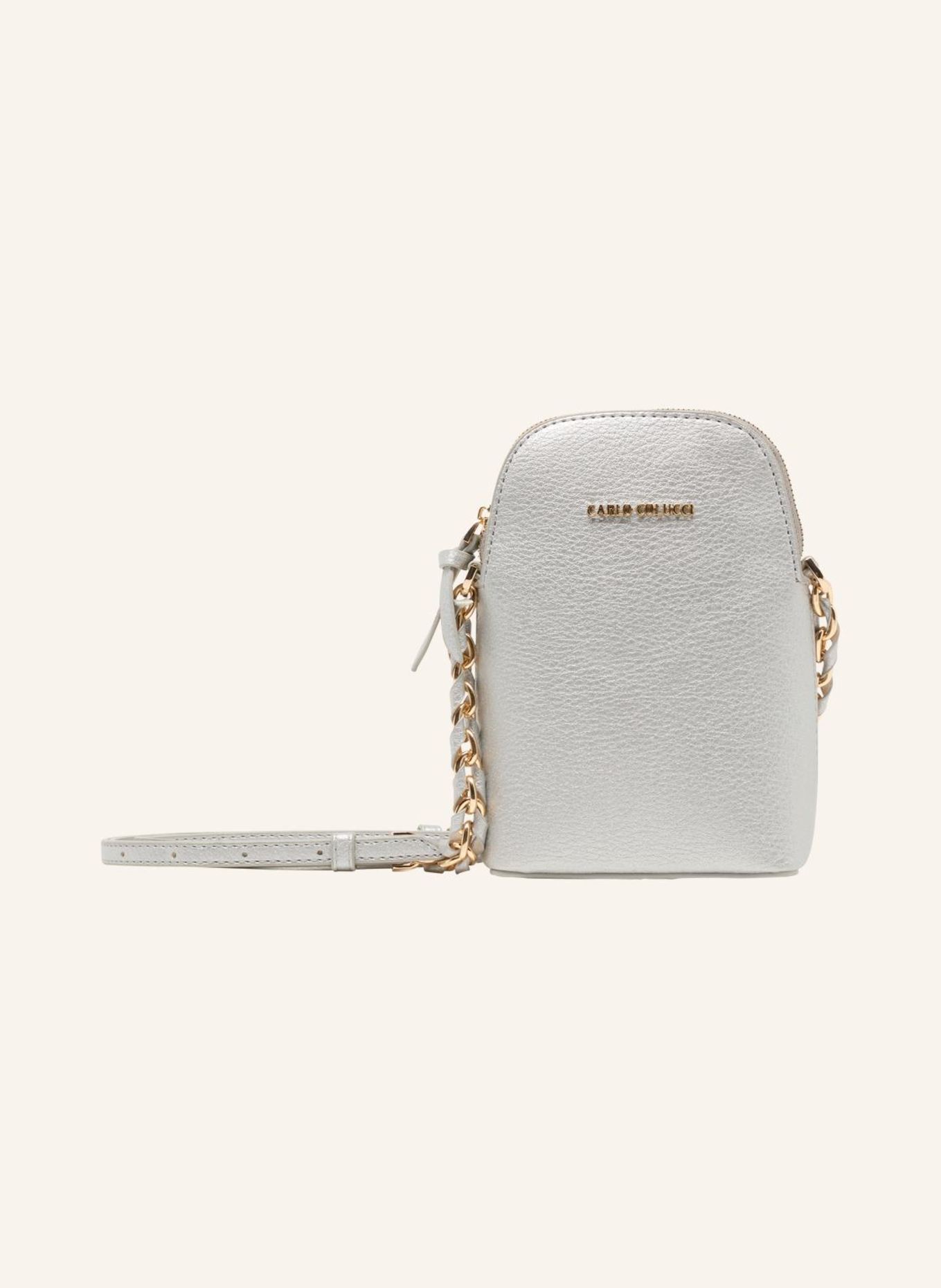 CARLO COLUCCI Minitasche DELAI: SILBER