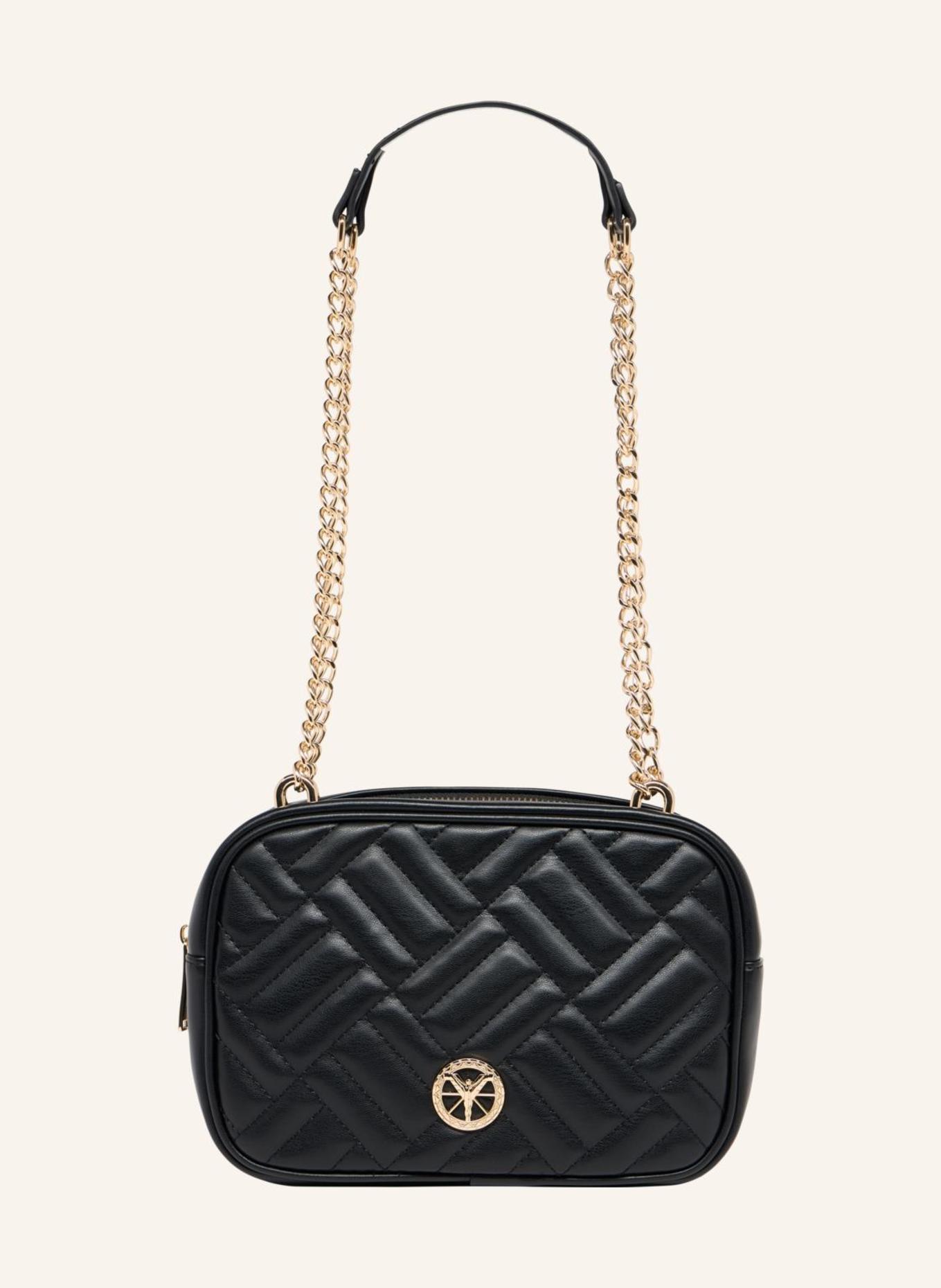 CARLO COLUCCI Wattierte Umhängetasche DI GIROLAMO: SCHWARZ