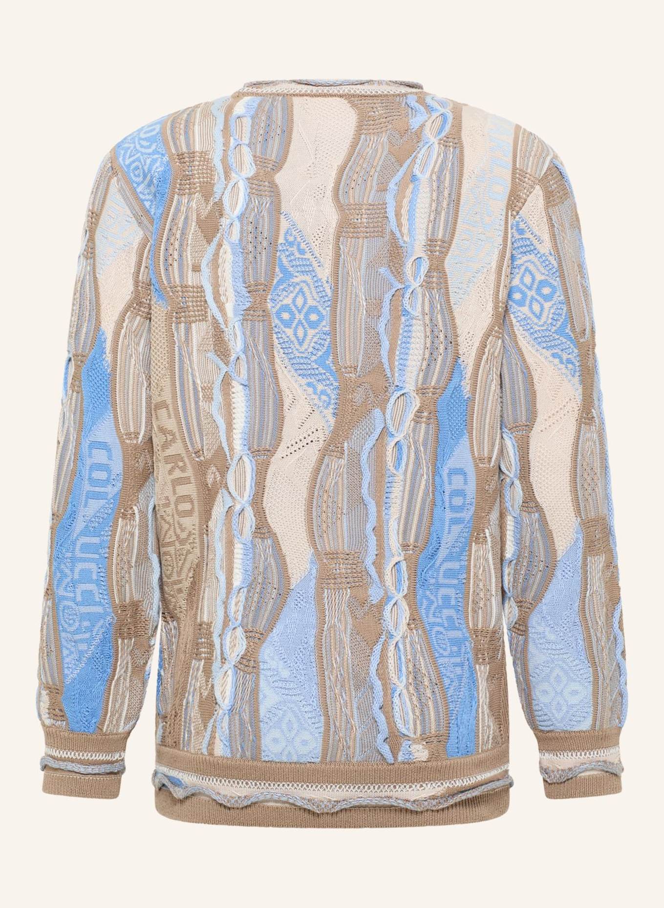 CARLO COLUCCI Strickpullover ERSINI: HELLBLAU