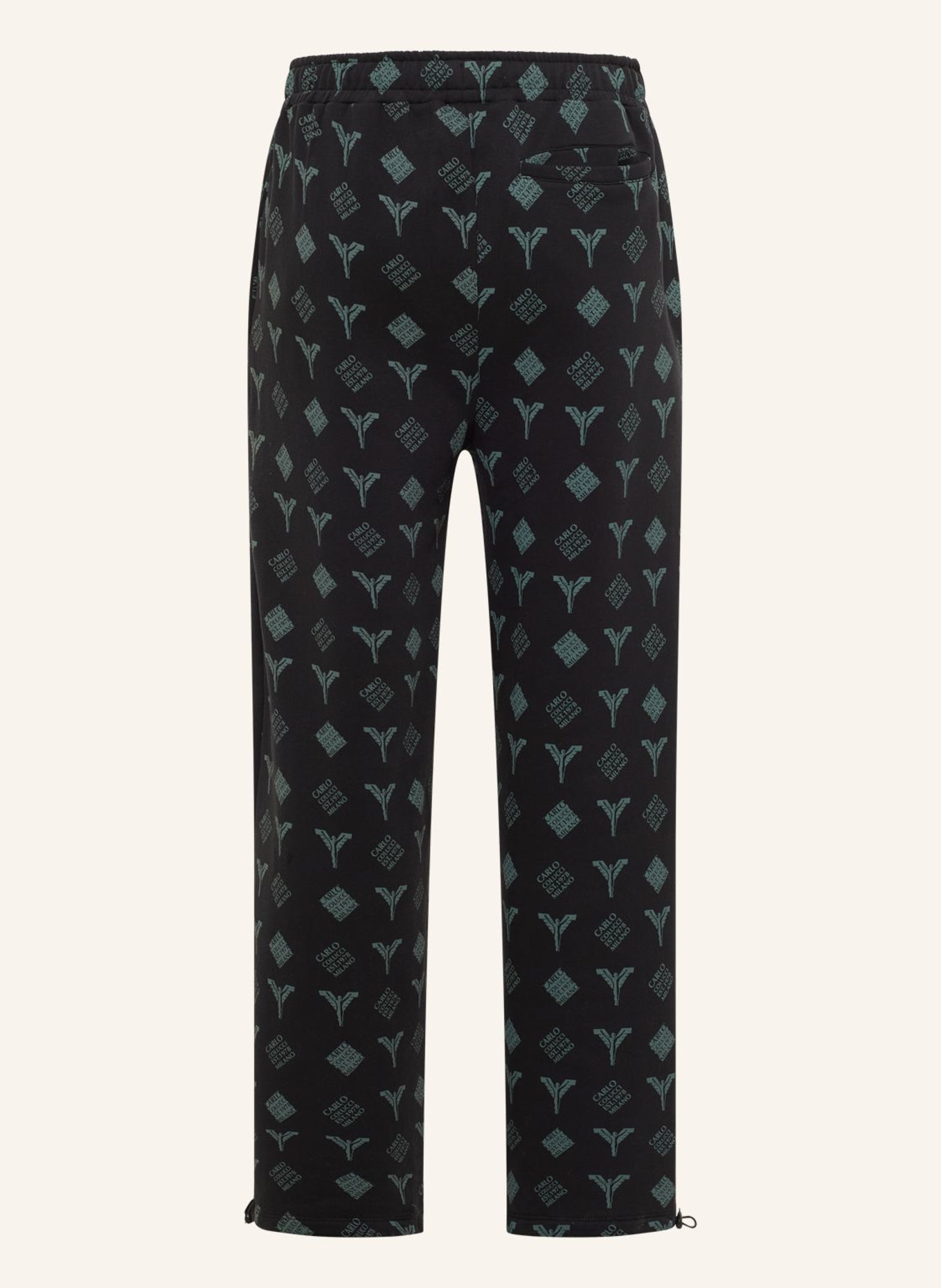 CARLO COLUCCI Logo Sweathose - Black Friday FADIN: SCHWARZ