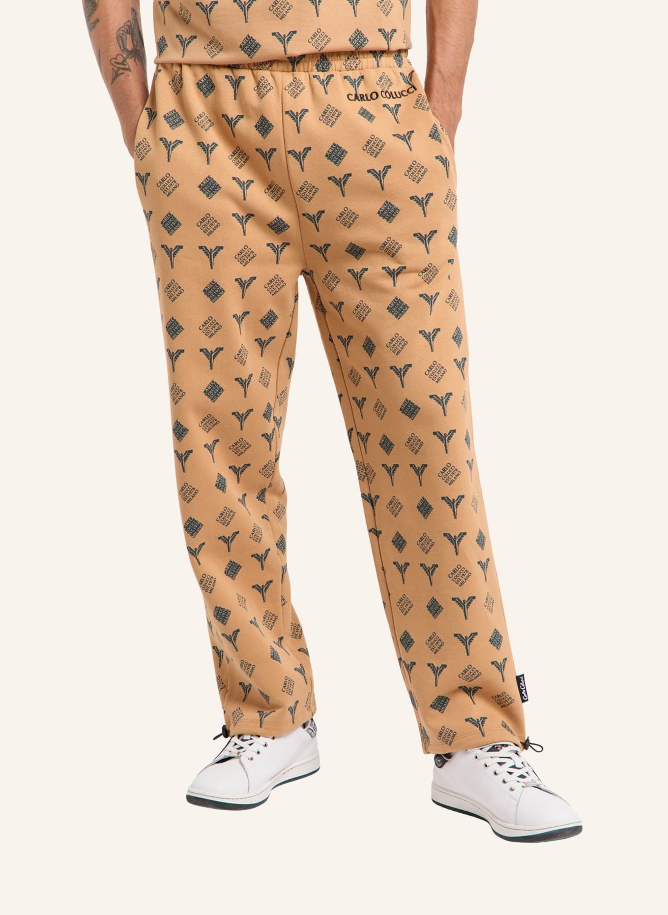 CARLO COLUCCI Logo Sweathose - Black Friday FADIN: BRAUN