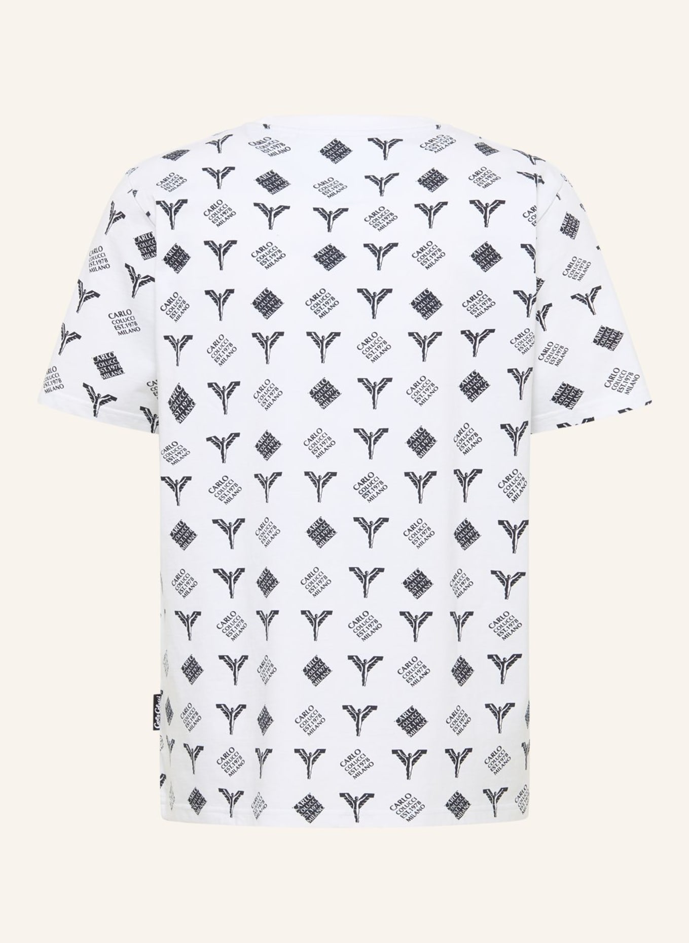 CARLO COLUCCI Logo T-Shirt - Black Friday FALCHI: WEISS