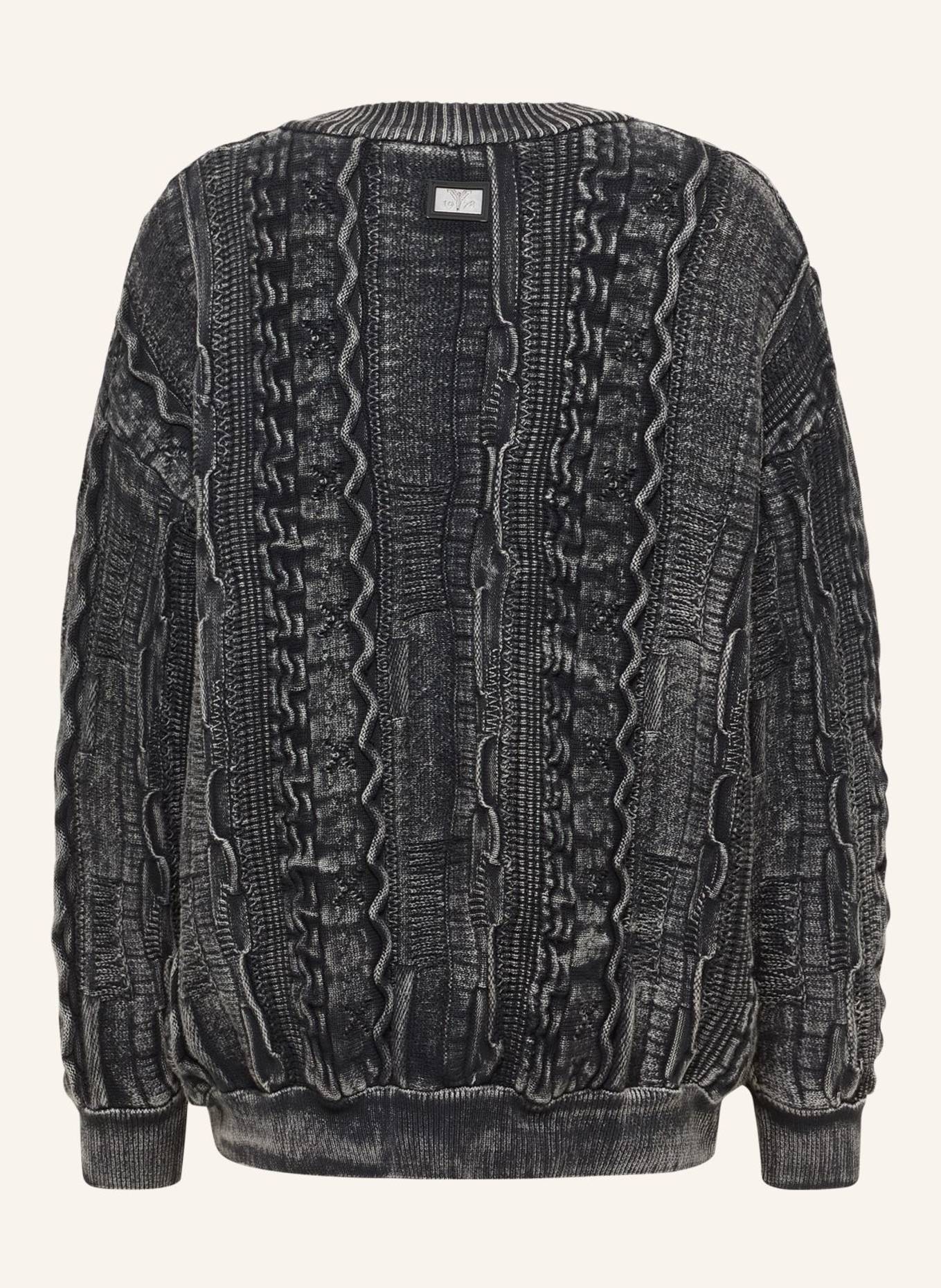 CARLO COLUCCI Strickjacke - Carat 2.0 FANT: SCHWARZ