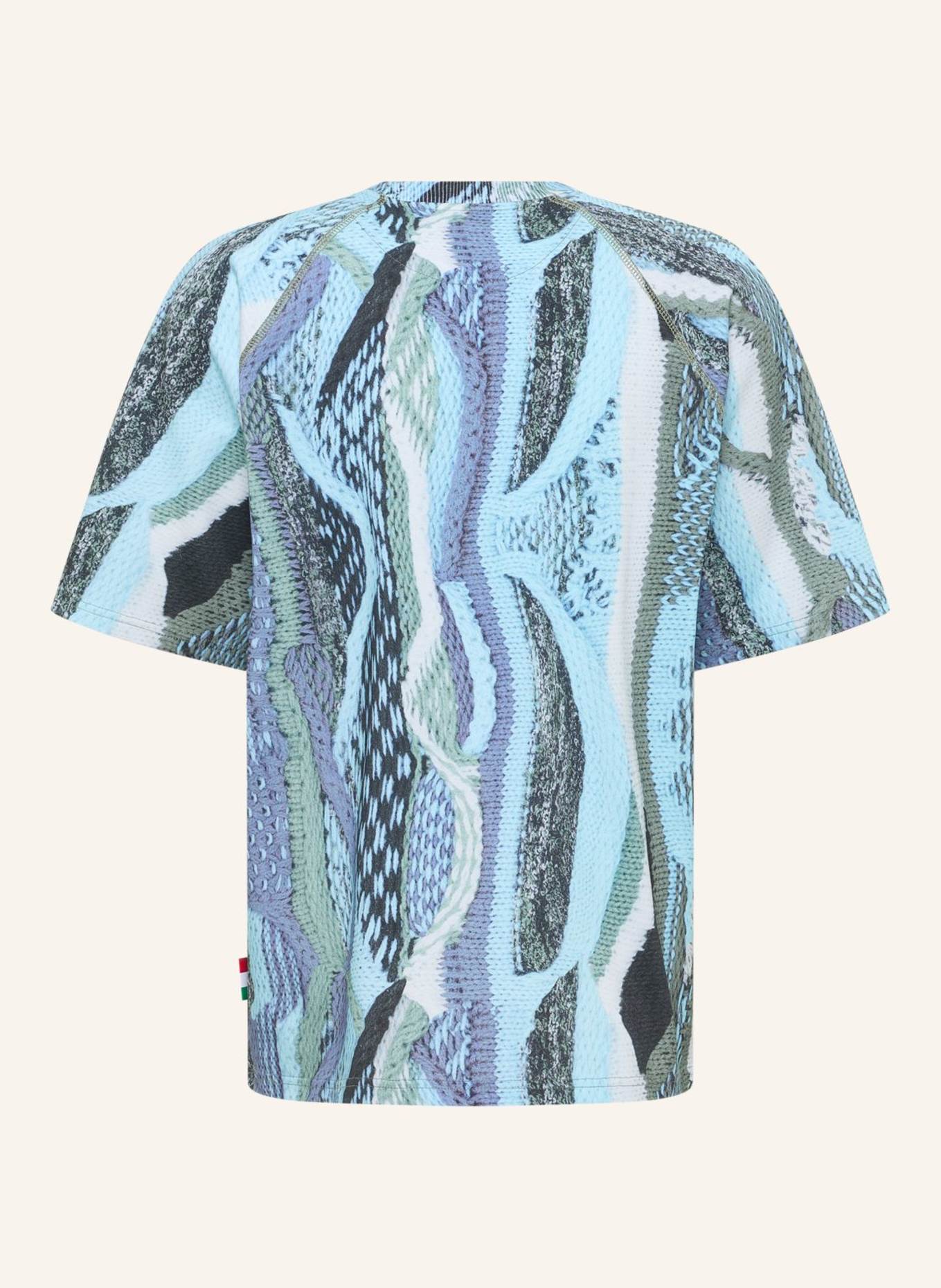 CARLO COLUCCI Oversize T-Shirt - Zoom in ETTORI: HELLBLAU