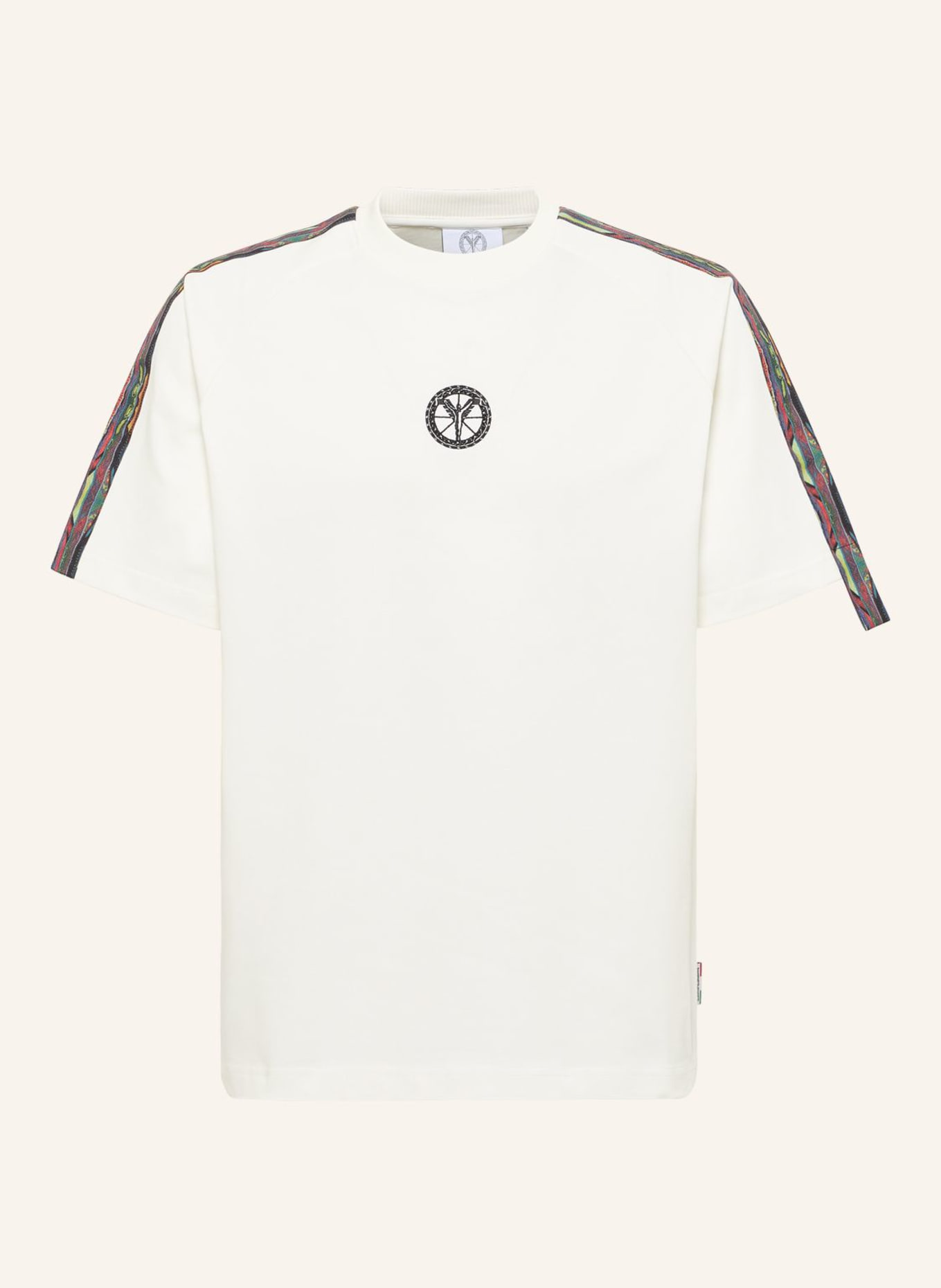 CARLO COLUCCI Raglan T-Shirt - COLUCCI Tapes EVOLI: WEISS