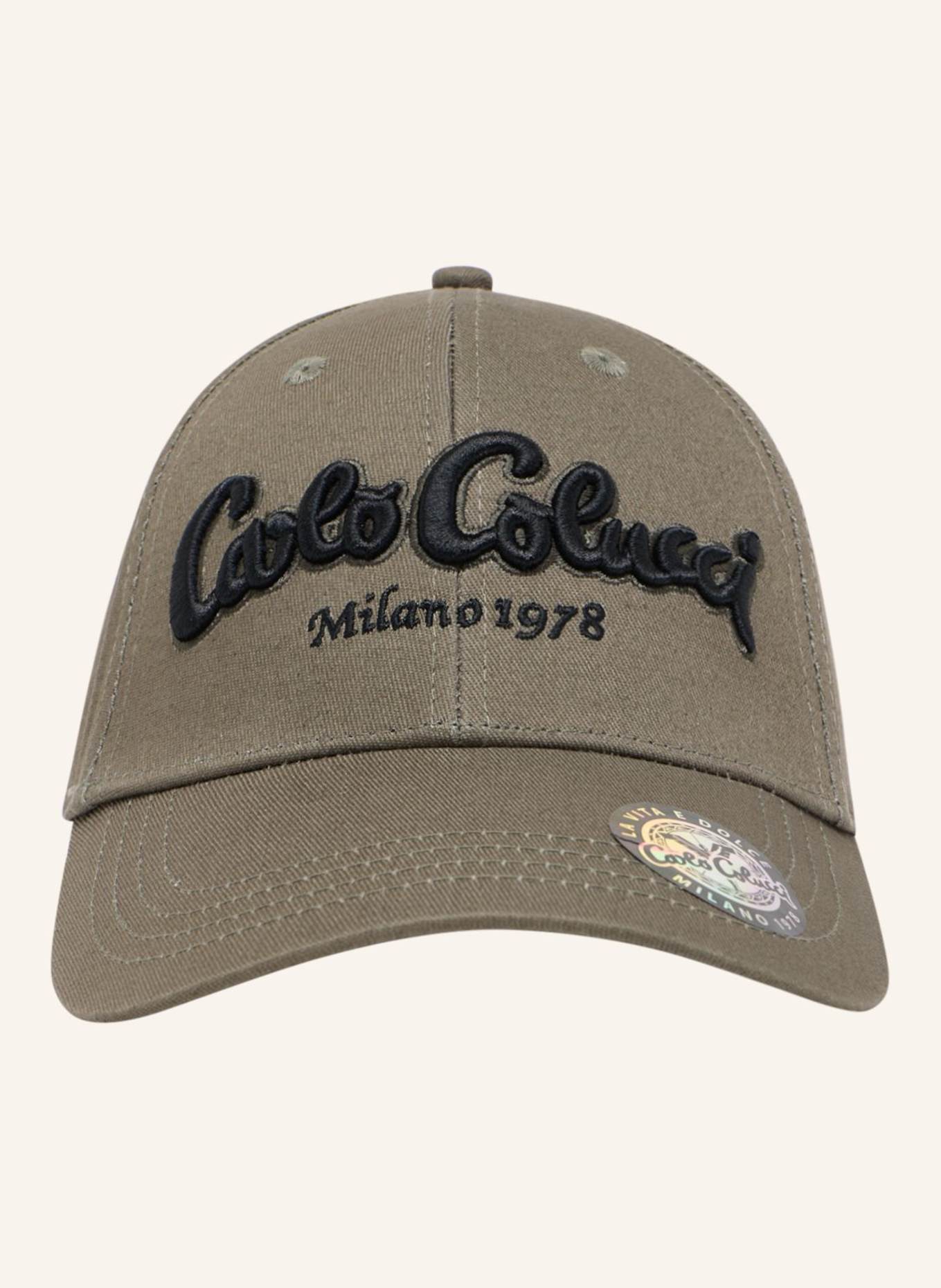 CARLO COLUCCI Unisex Basic Basecap ELEZI: OLIV