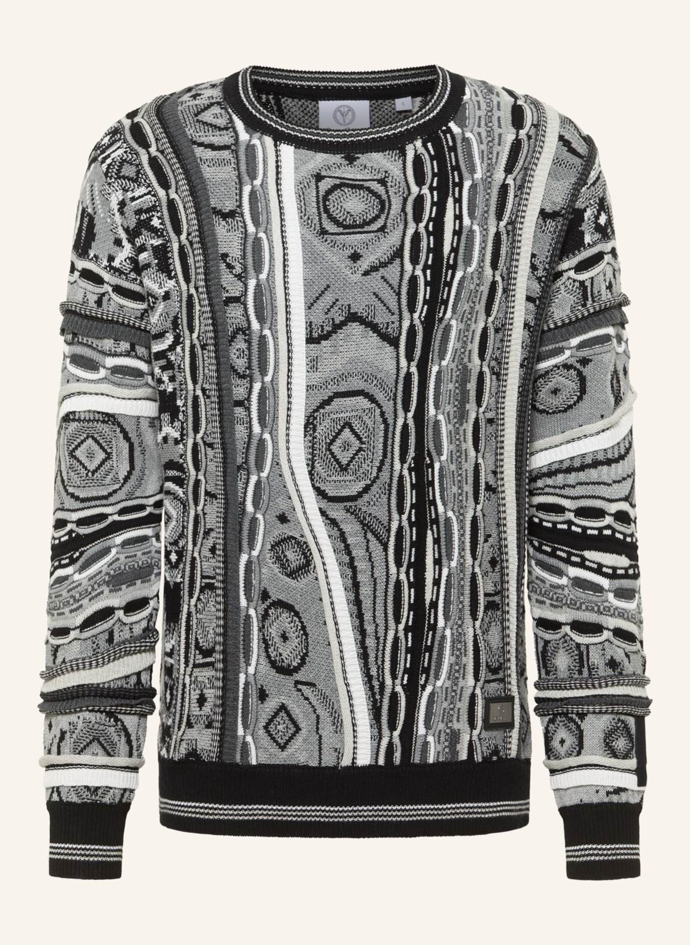 CARLO COLUCCI Strickpullover FAZAL: SCHWARZ