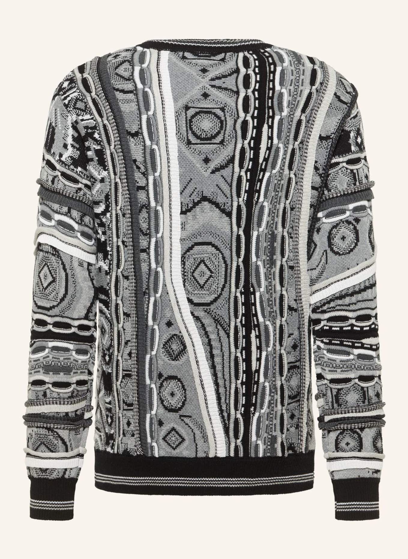 CARLO COLUCCI Strickpullover FAZAL: SCHWARZ