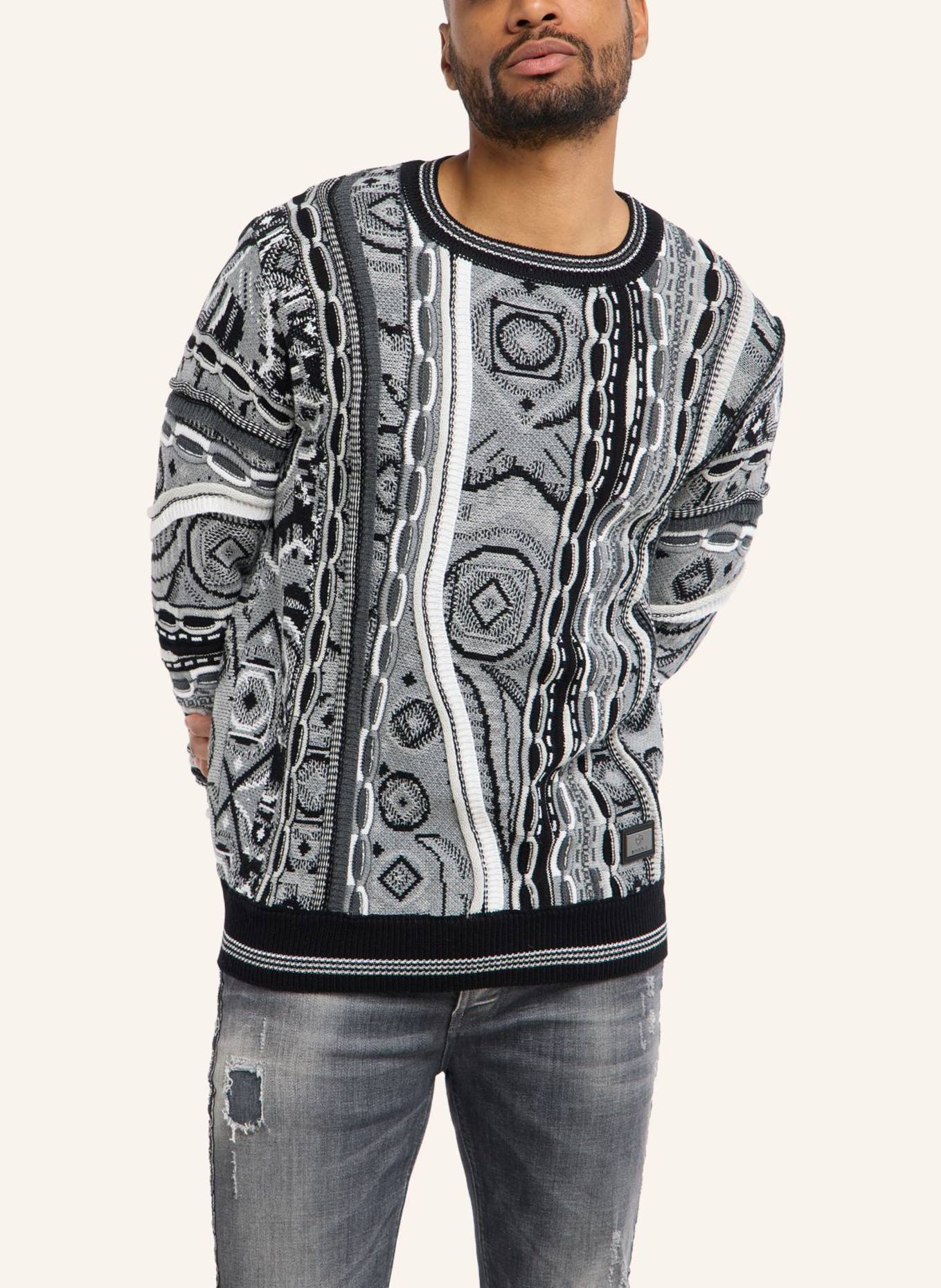 CARLO COLUCCI Strickpullover FAZAL: SCHWARZ