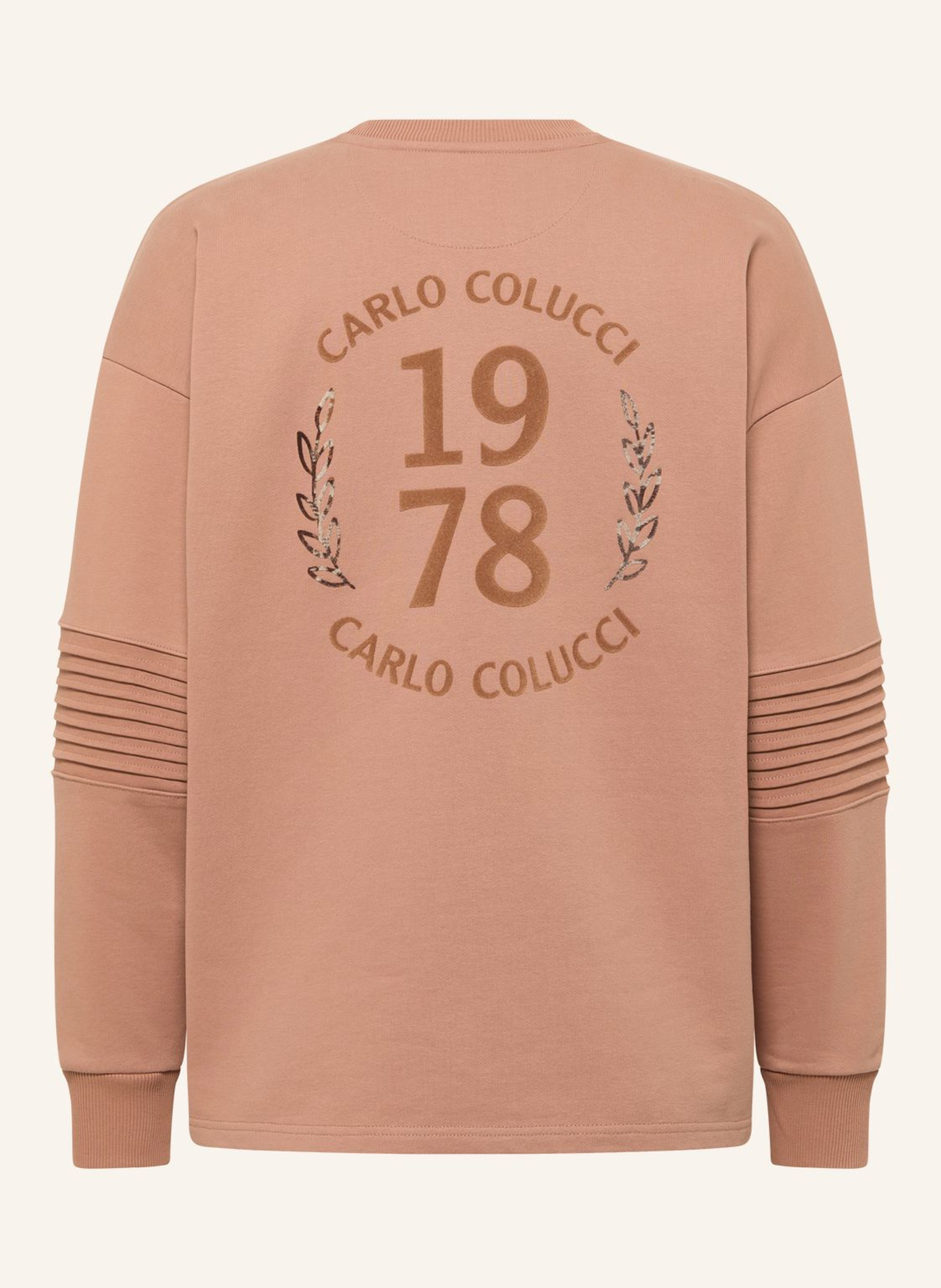 CARLO COLUCCI Sweatshirt - CLEAN CAPSULE FAUSTINI: BRAUN