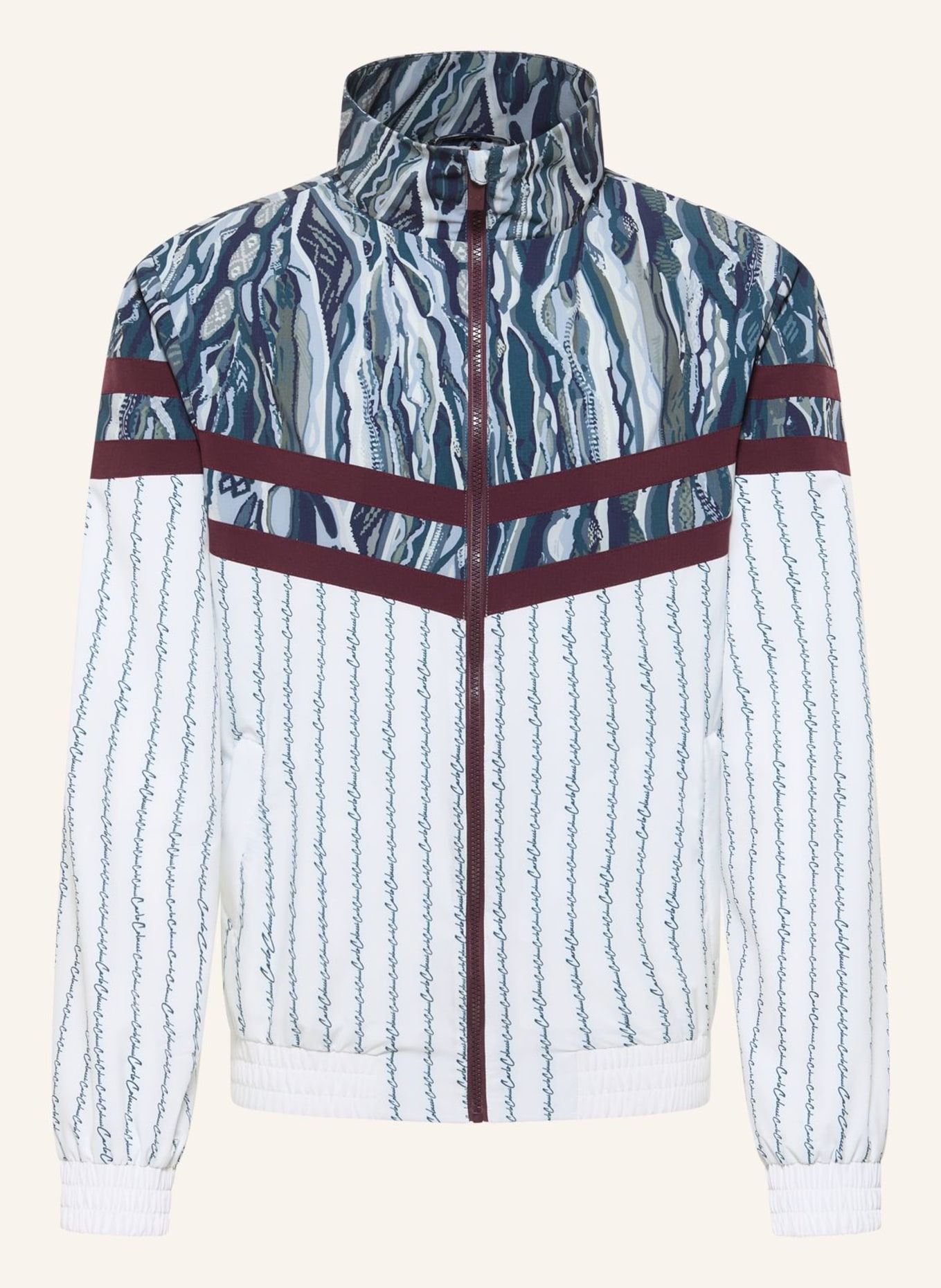 CARLO COLUCCI Tracksuit Jacke - MATCH POINT FAVA: WEISS