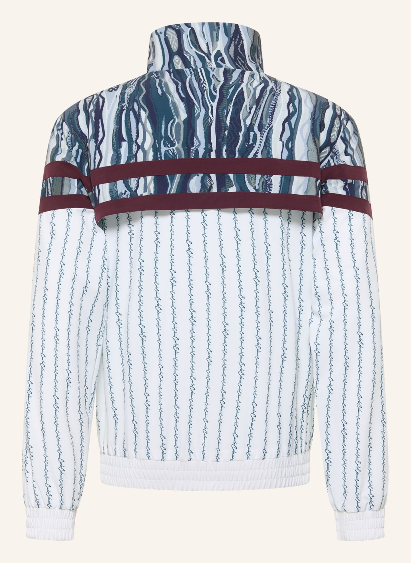 CARLO COLUCCI Tracksuit Jacke - MATCH POINT FAVA: WEISS