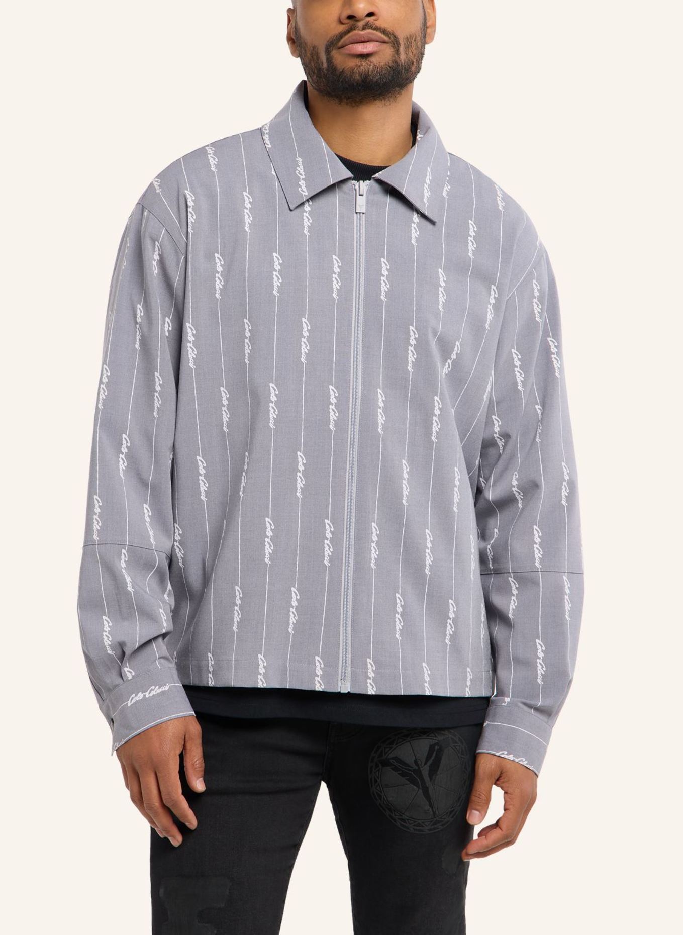 CARLO COLUCCI Tracksuit Jacke - CASUAL SUIT FAVARATO: GRAU