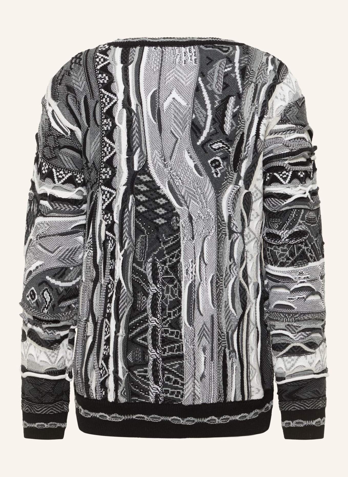 CARLO COLUCCI Strickpullover FAZZI: DUNKELGRAU