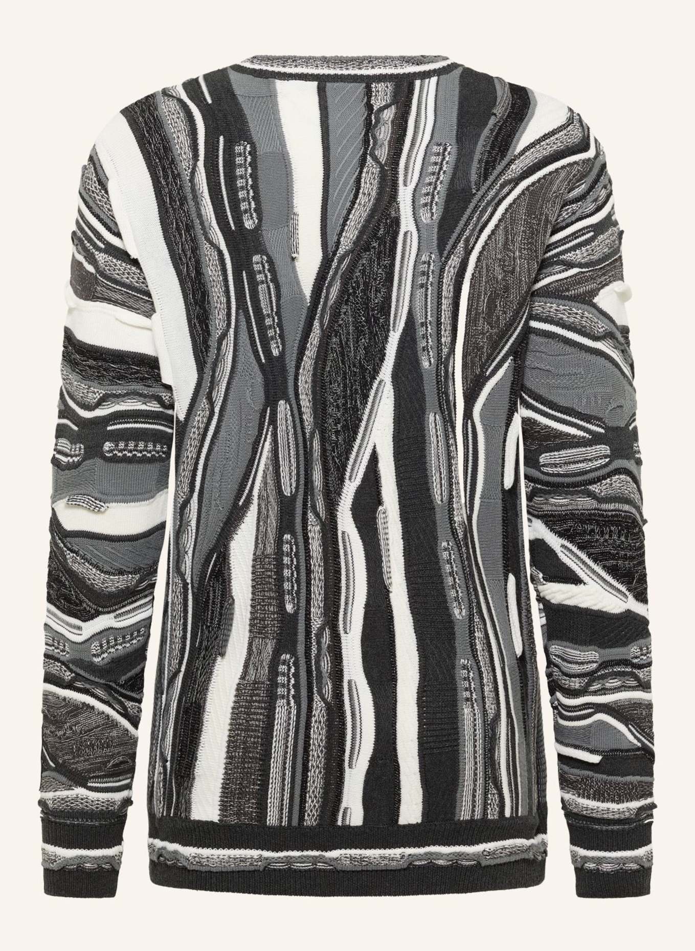 CARLO COLUCCI Strickpullover FAZIO: DUNKELGRAU