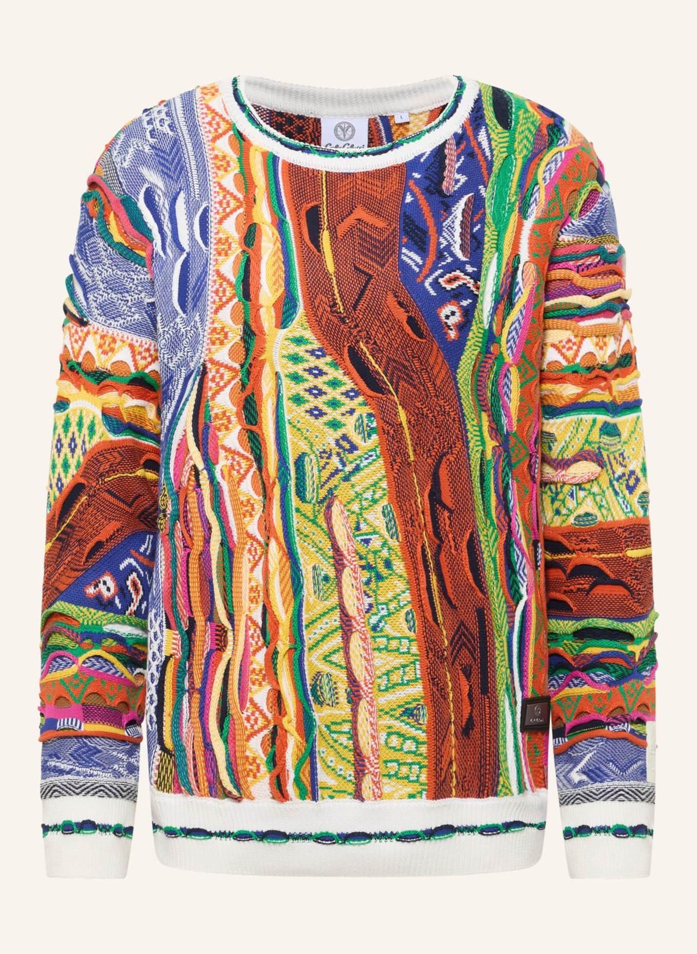 CARLO COLUCCI Strickpullover FAZZI: WEISS