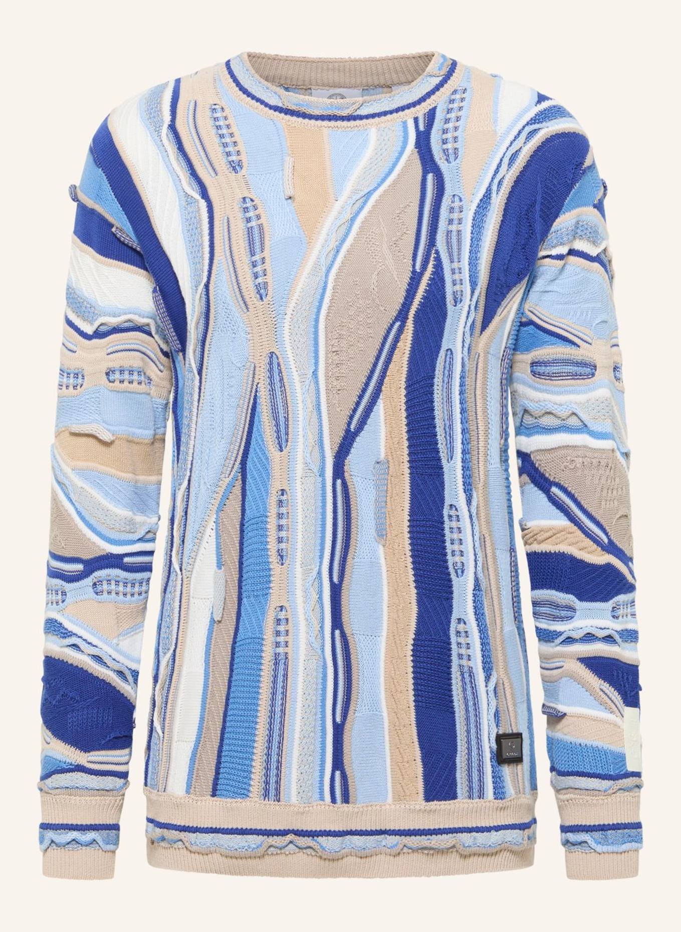 CARLO COLUCCI Strickpullover FAZIO: BLAU