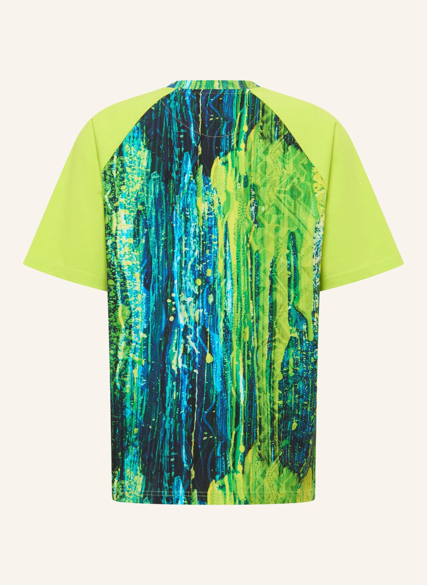 CARLO COLUCCI T-Shirt - AI DRIP KNIT FANTINI: DUNKELBLAU/ GRAU