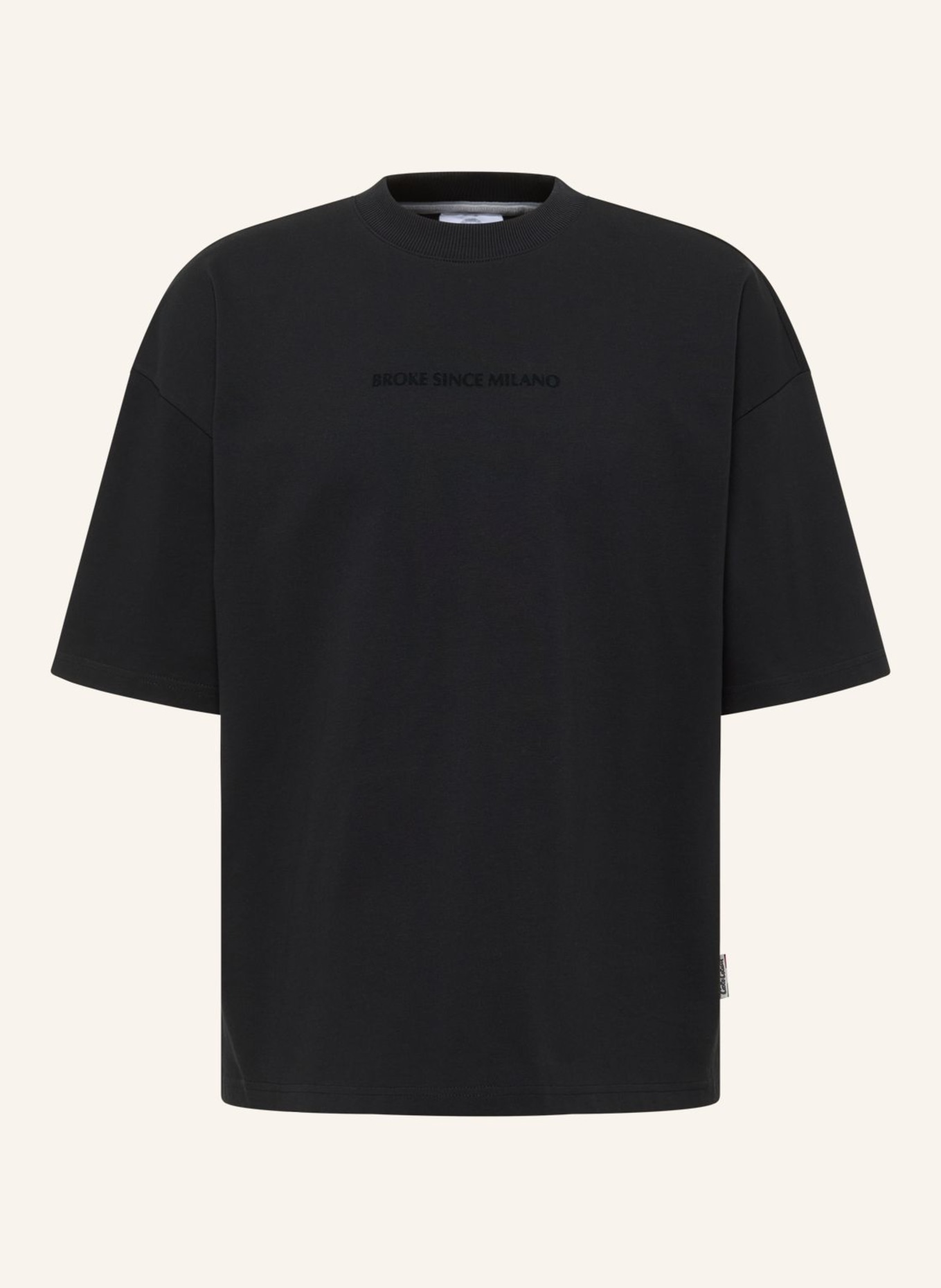CARLO COLUCCI T-Shirt - CLEAN CAPSULE FARRIS: SCHWARZ