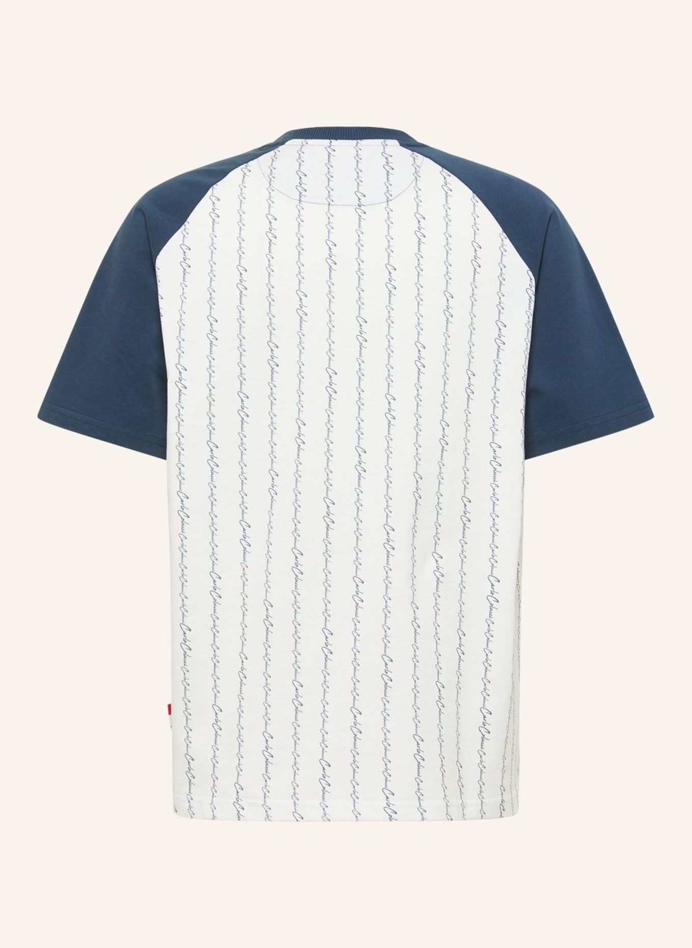 CARLO COLUCCI T-Shirt - MATCH POINT FARA: BLAU