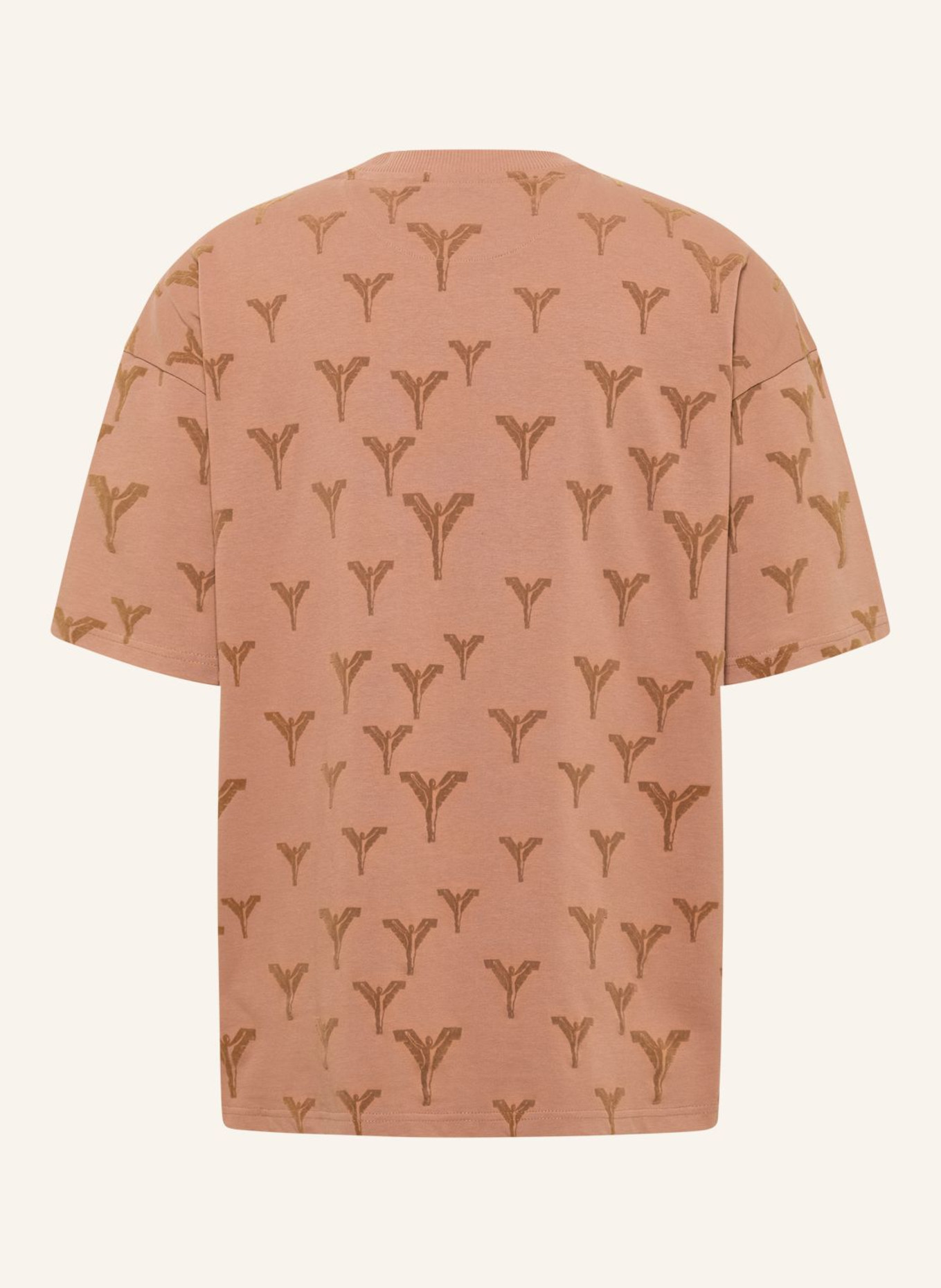 CARLO COLUCCI Logo T-Shirt - CLEAN CAPSULE FASAN: BRAUN