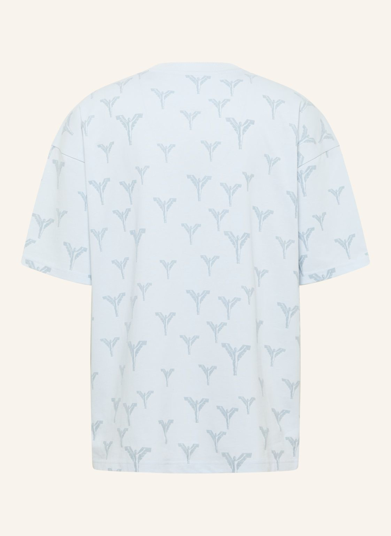 CARLO COLUCCI Logo T-Shirt - CLEAN CAPSULE FASAN: HELLBLAU