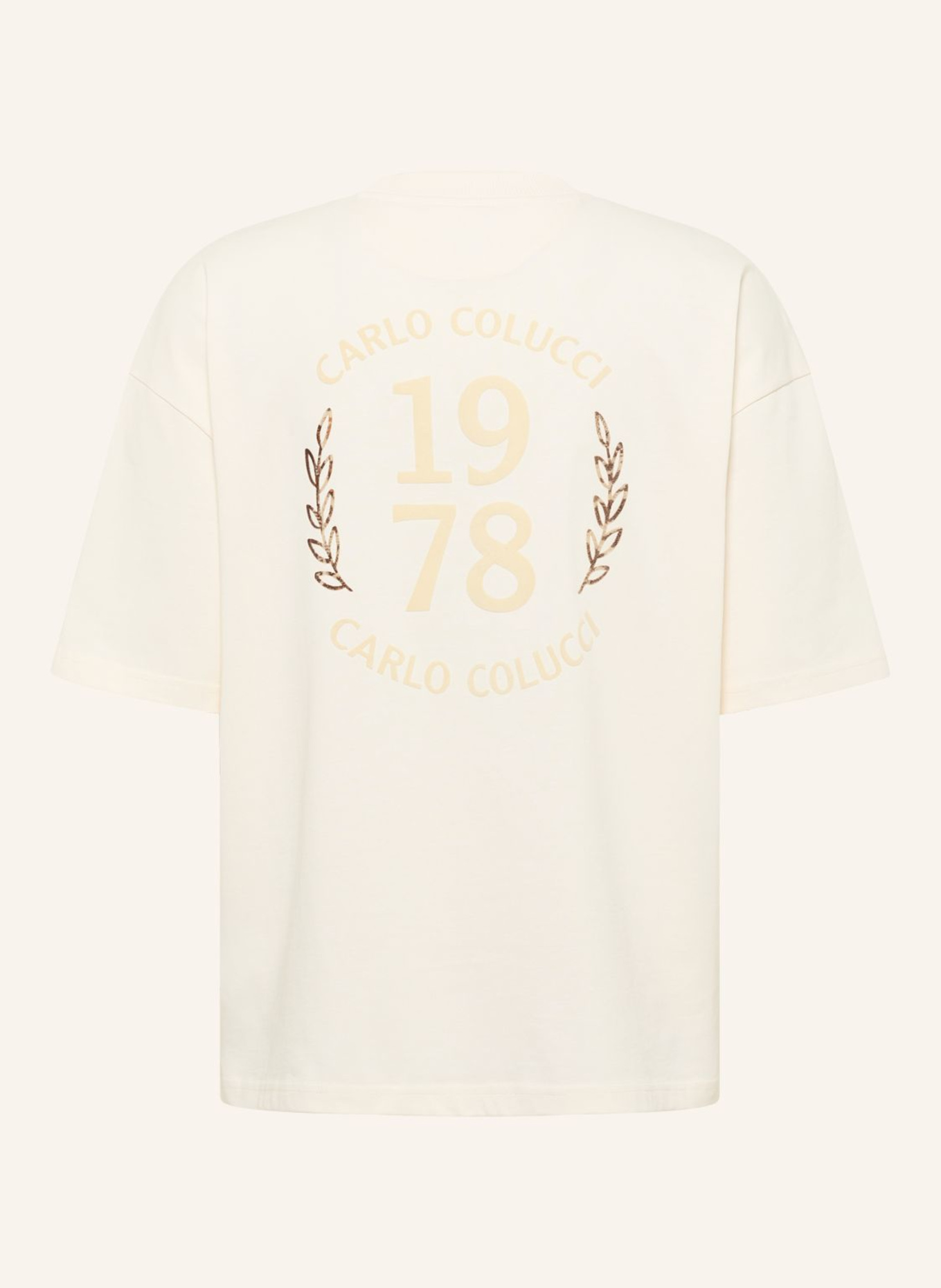 CARLO COLUCCI T-Shirt - CLEAN CAPSULE FARRIS: WEISS