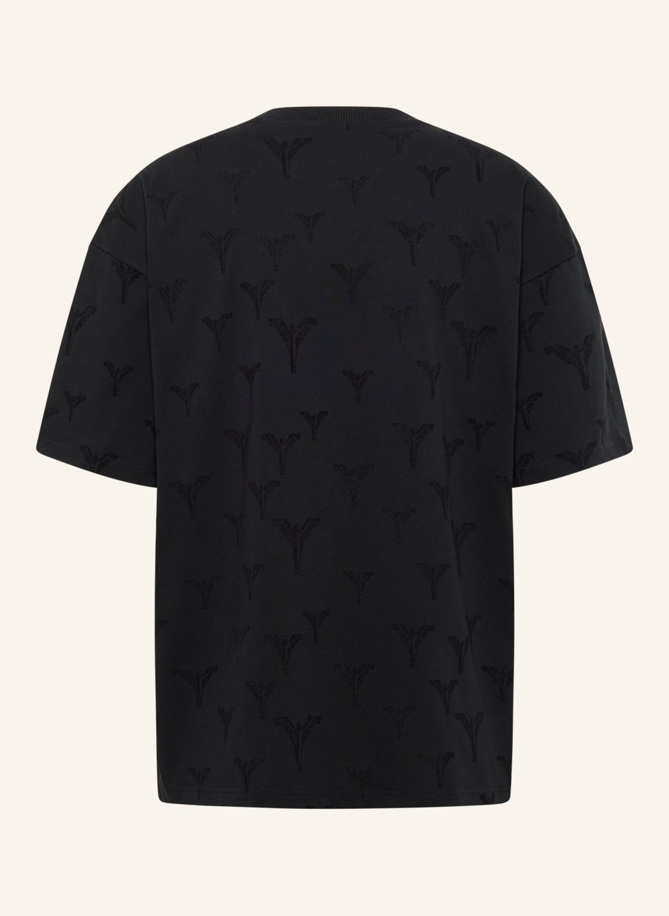 CARLO COLUCCI Logo T-Shirt - CLEAN CAPSULE FASAN: SCHWARZ