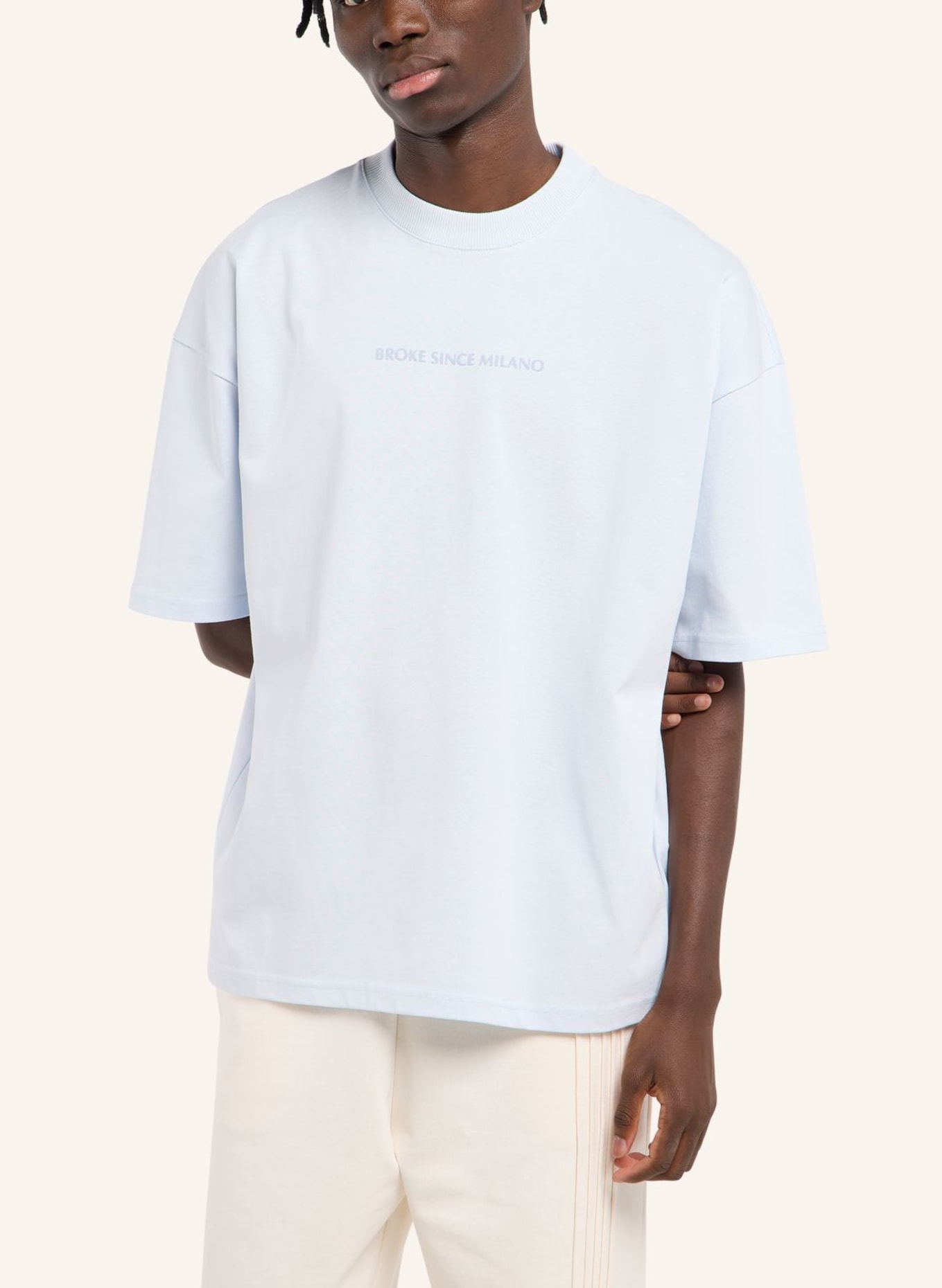 CARLO COLUCCI T-Shirt - CLEAN CAPSULE FARRIS: HELLBLAU