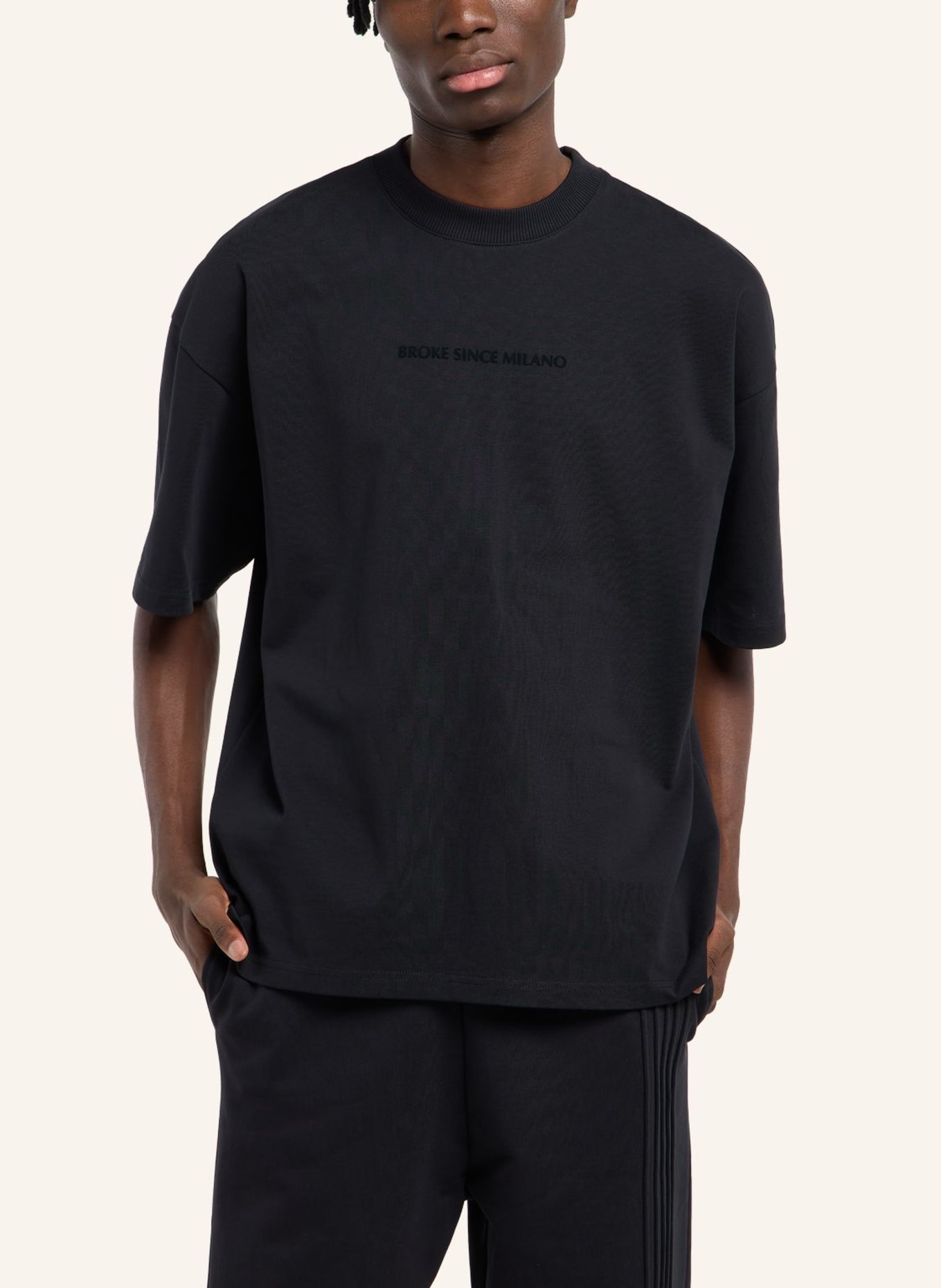 CARLO COLUCCI T-Shirt - CLEAN CAPSULE FARRIS: SCHWARZ