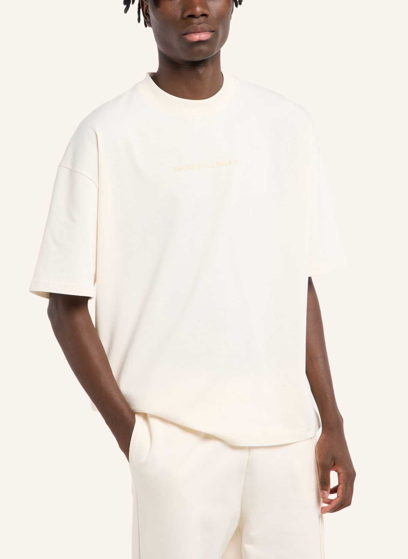 CARLO COLUCCI T-Shirt - CLEAN CAPSULE FARRIS: WEISS