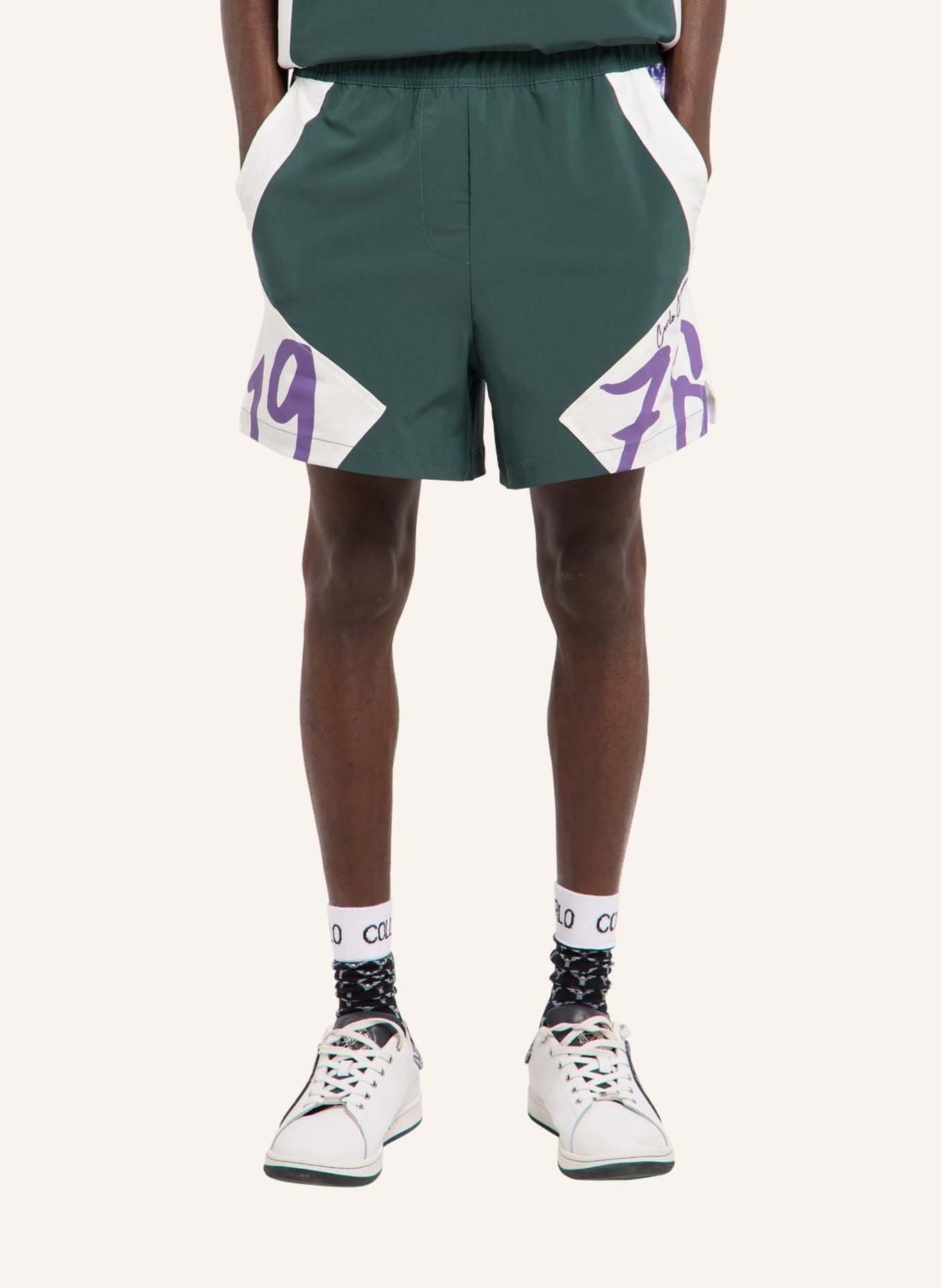 CARLO COLUCCI Tracksuit Short - MATCH POINT FASANO: GRÜN