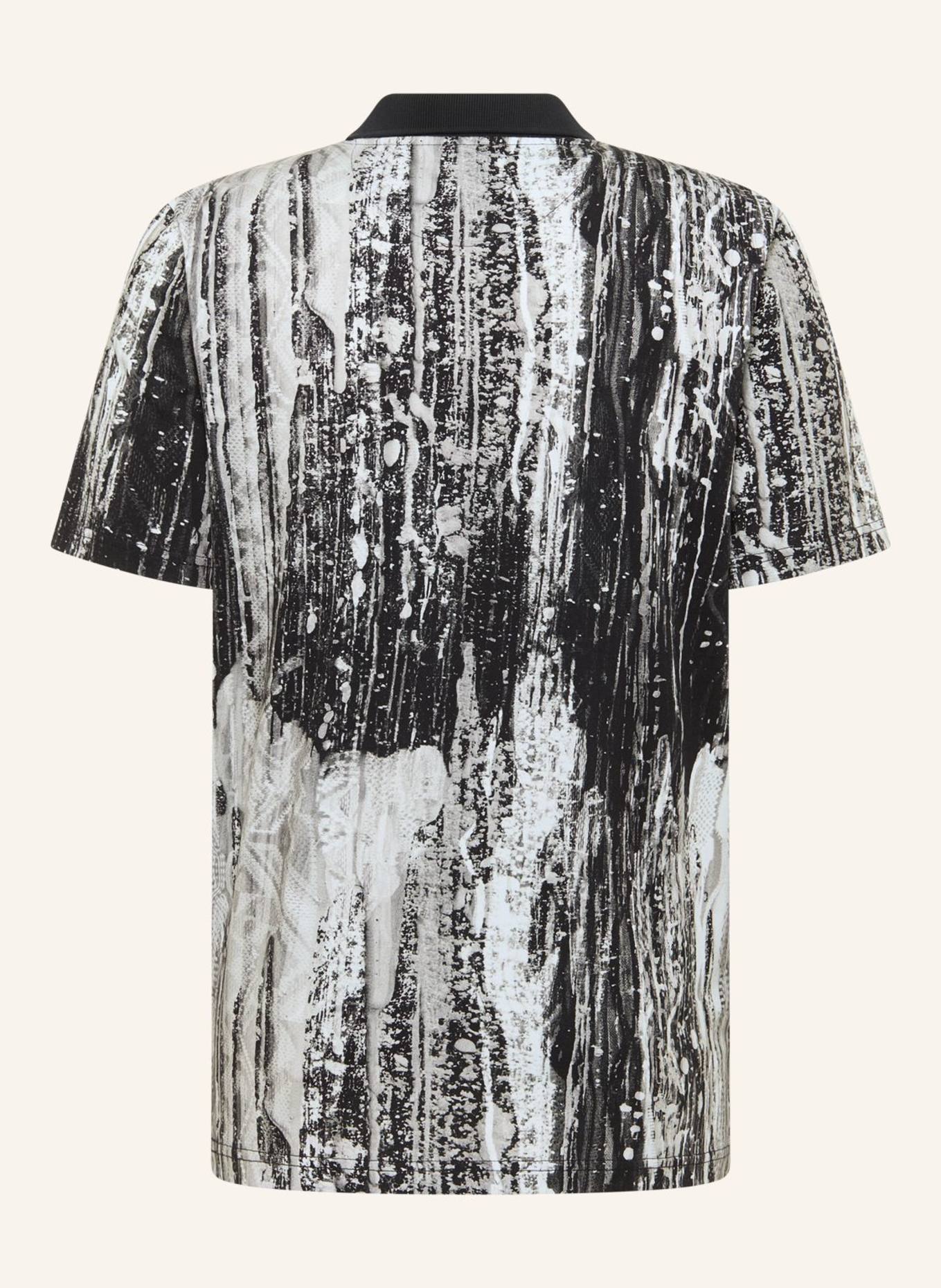 CARLO COLUCCI Poloshirt - AI DRIP KNIT FASCELLA: SCHWARZ